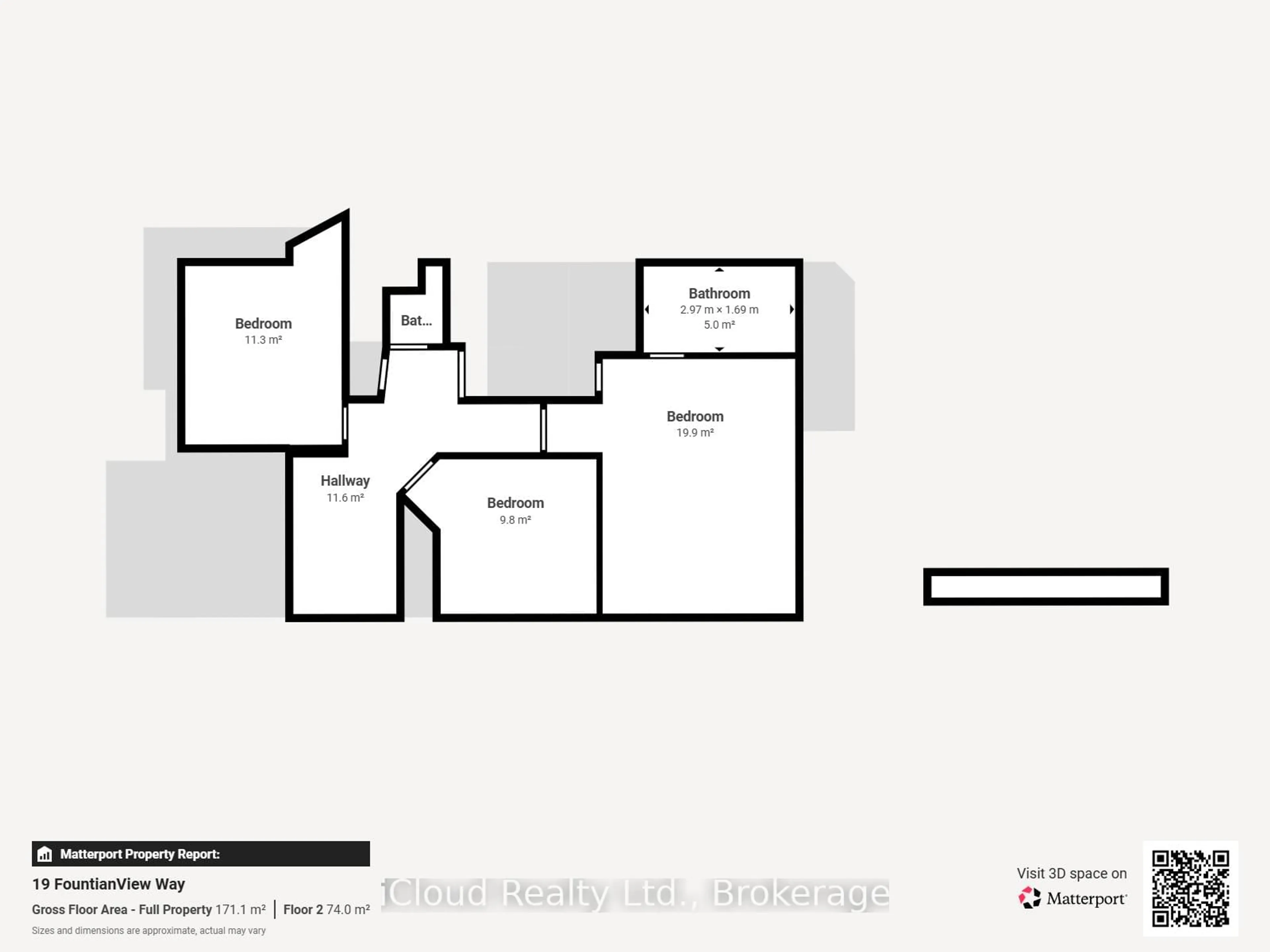 Floor plan for 19 Fountainview Way, Brampton Ontario L6S 6K4
