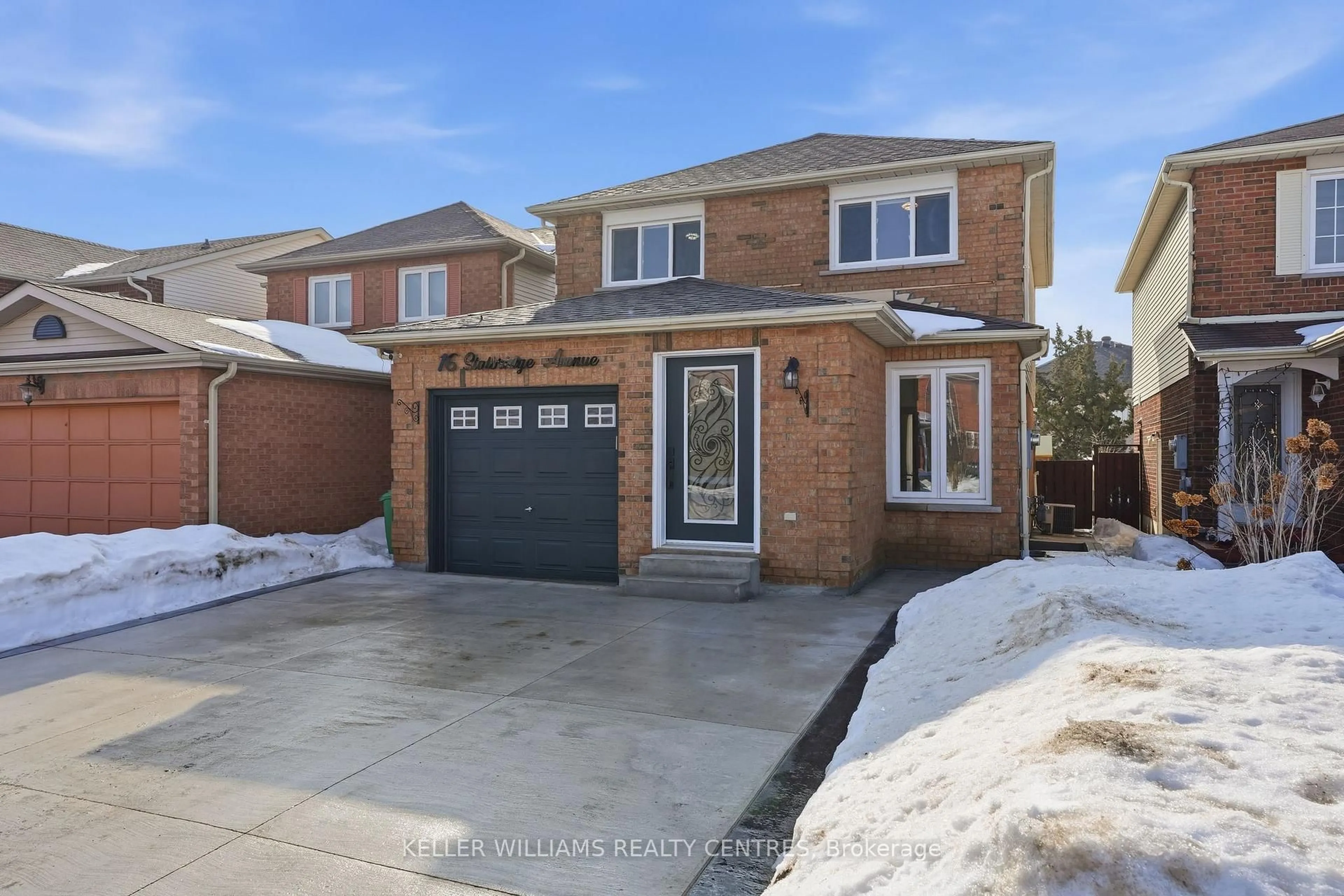 Home with brick exterior material, street for 16 Stalbridge Ave, Brampton Ontario L6Y 4H1