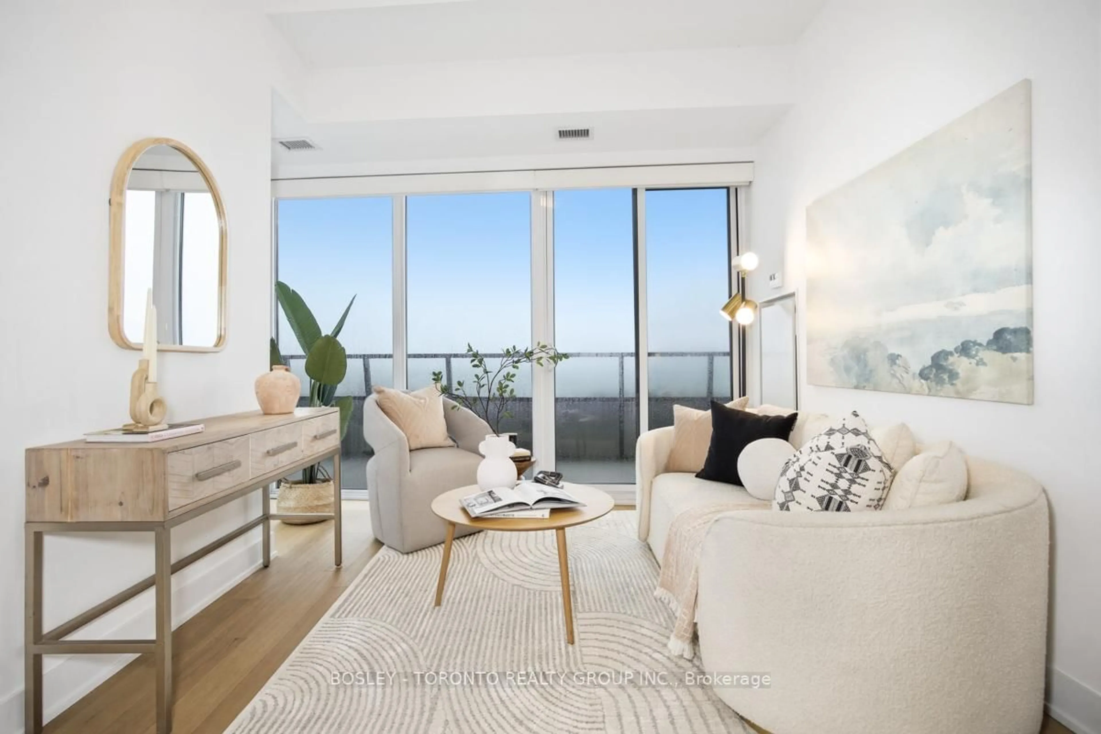 Living room with furniture, unknown for 20 Shore Breeze Dr #907, Toronto Ontario M8V 0C7