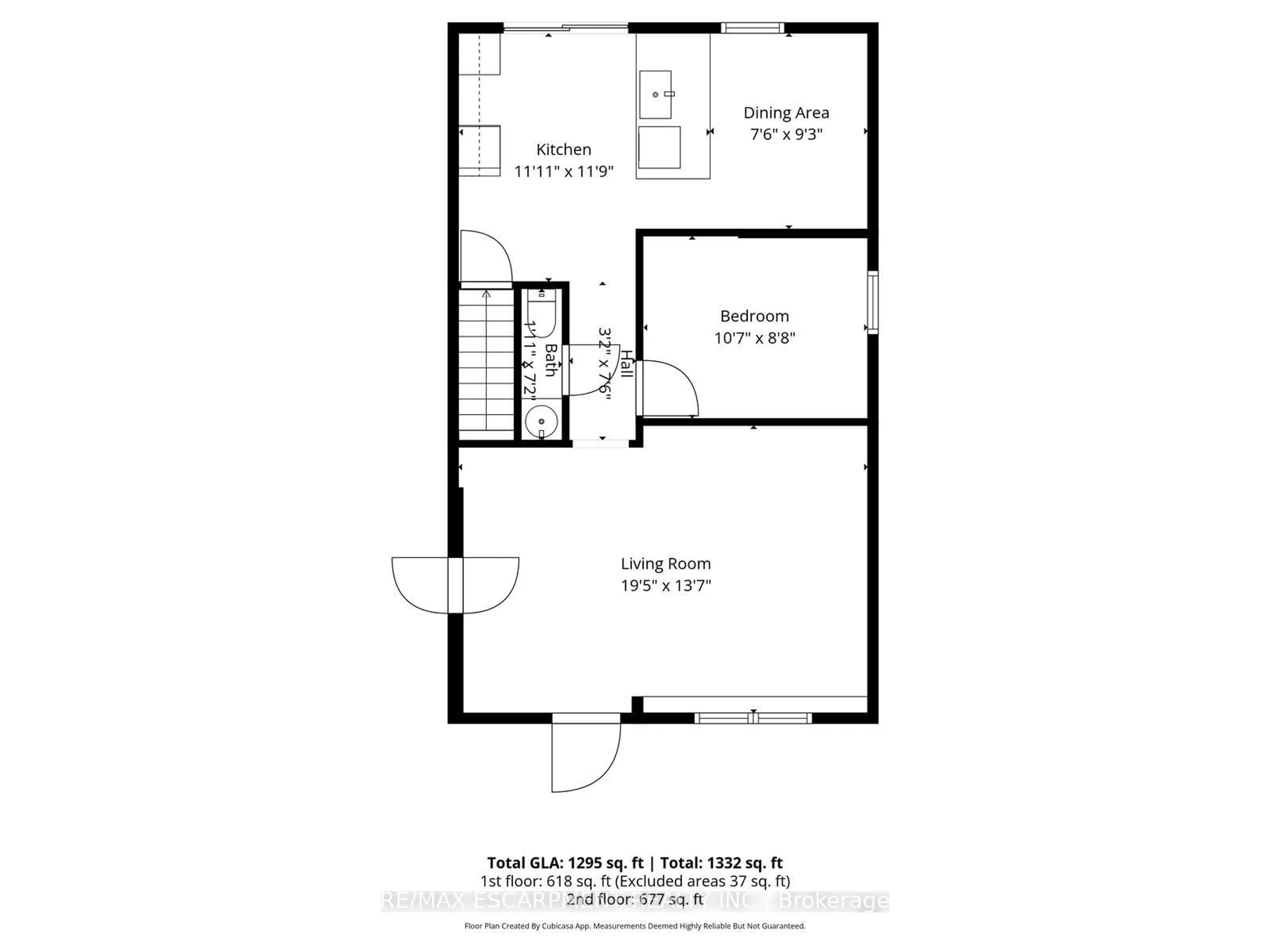 Floor plan for 1099 Ogden Ave, Mississauga Ontario L5E 2G7