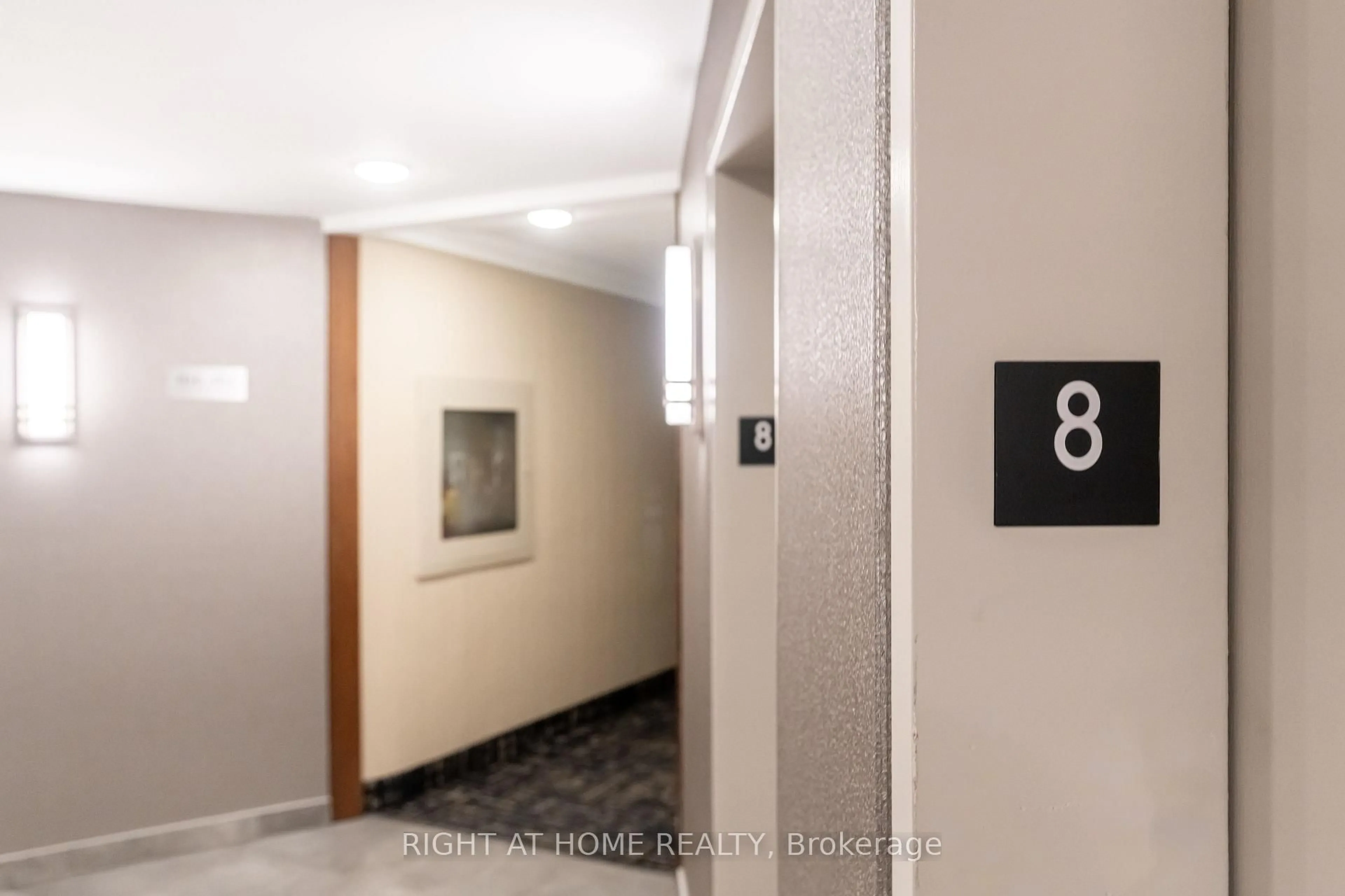 Indoor foyer for 551 The West Mall #802, Toronto Ontario M9C 1G7