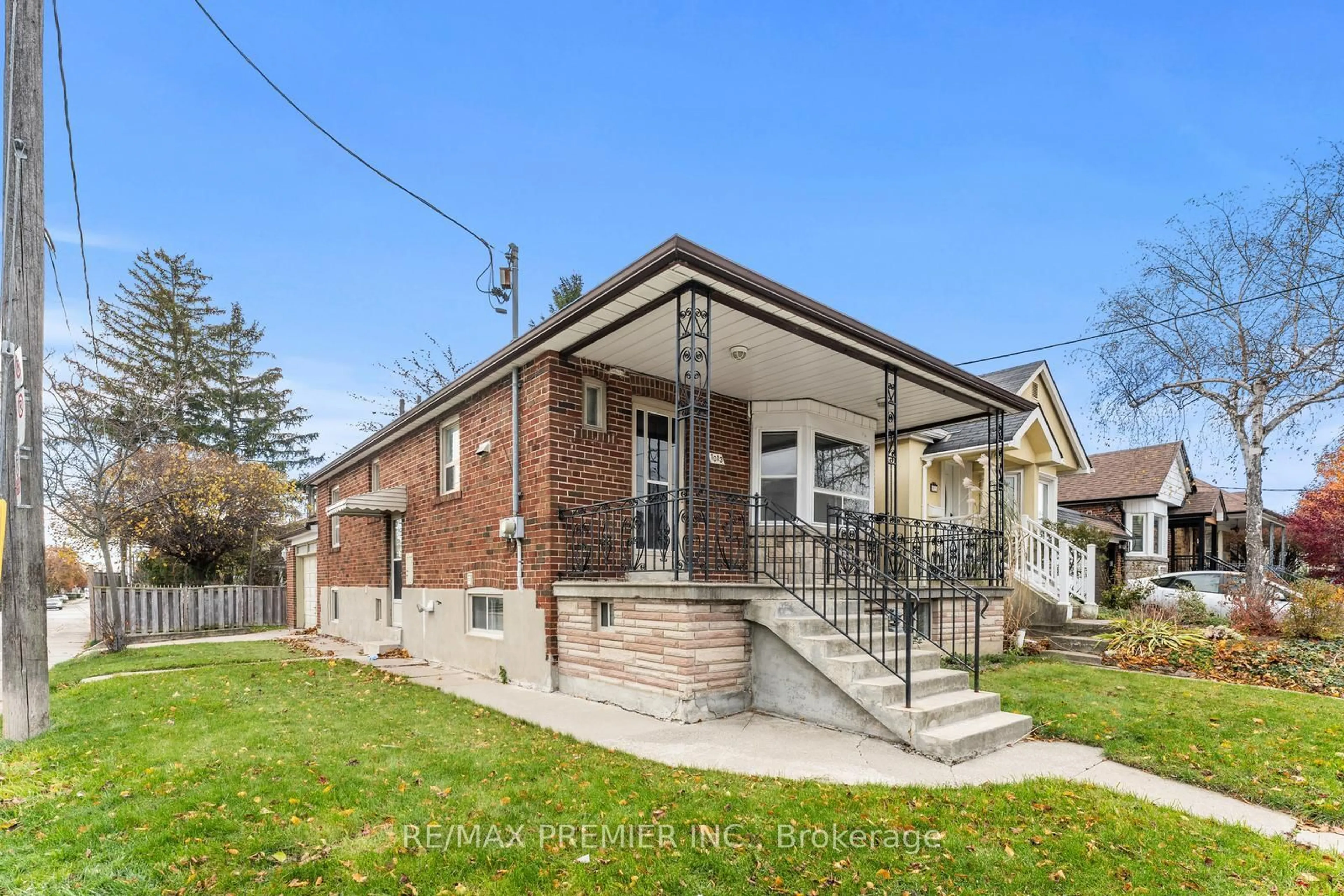 Home with brick exterior material, street for 1013 Briar Hill Ave, Toronto Ontario M6B 1M6