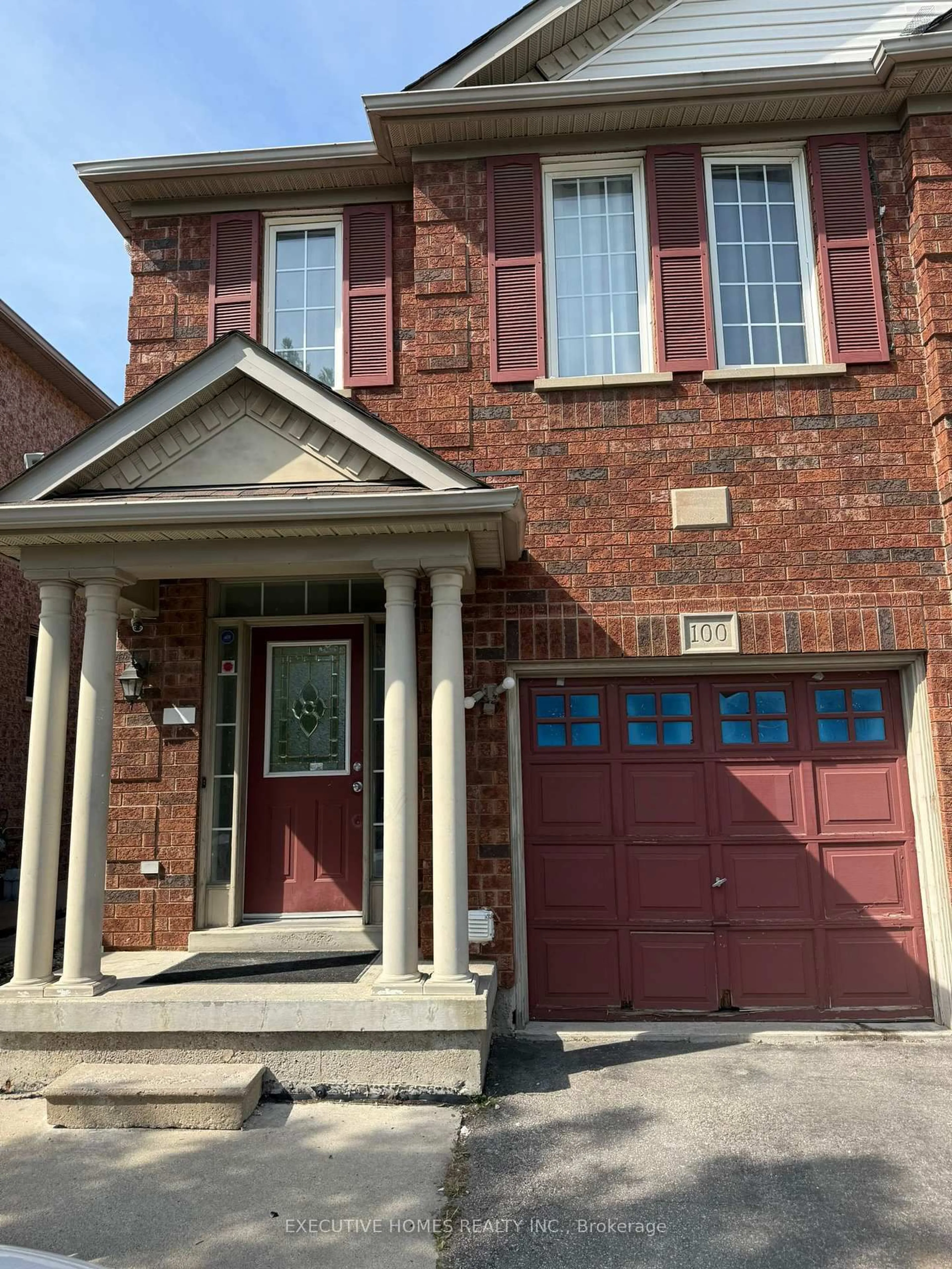 Home with brick exterior material, street for 100 SandCherry Cres, Brampton Ontario L6R 3B2