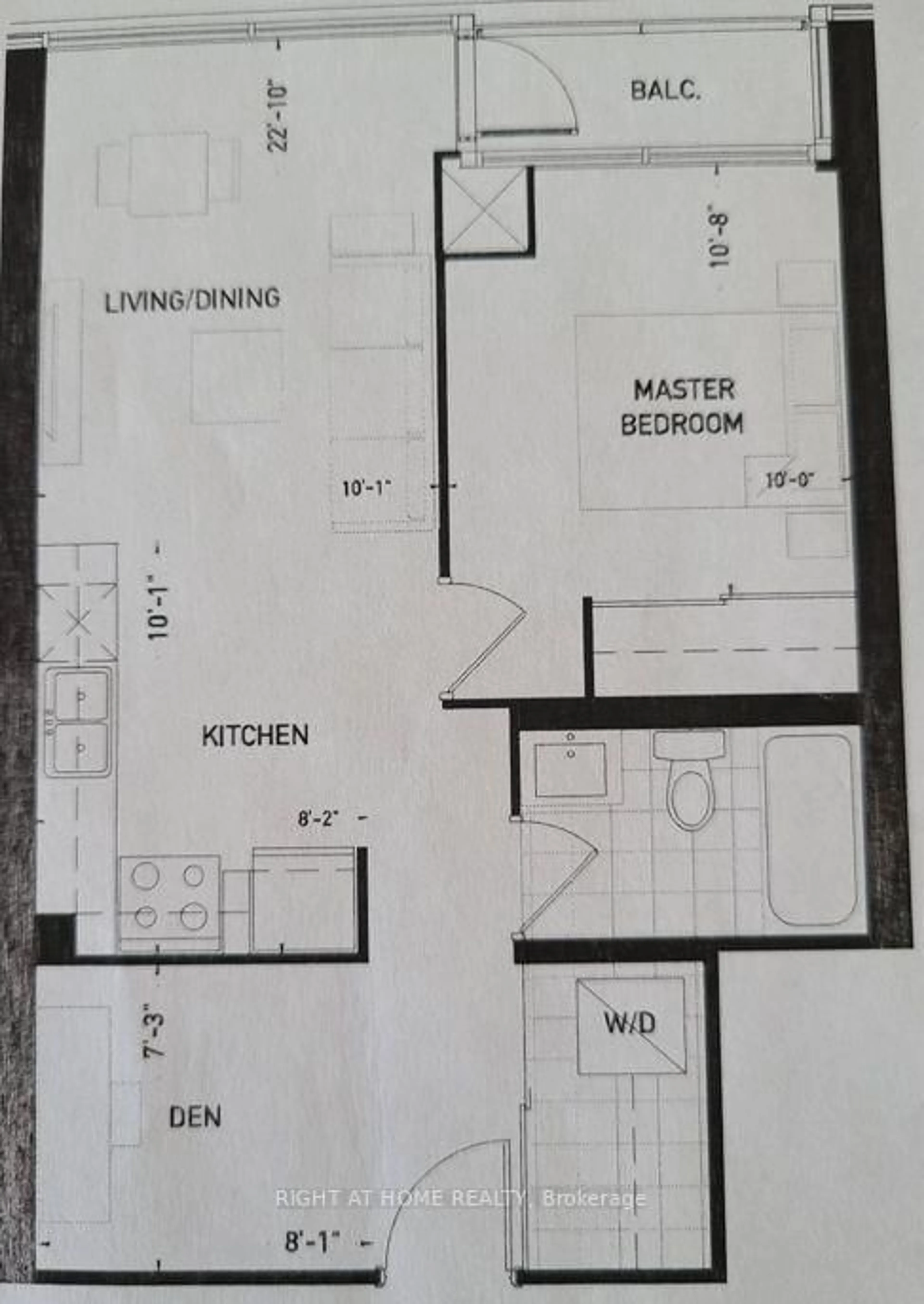 Floor plan for 2485 Taunton Rd #354, Oakville Ontario L6H 3R8