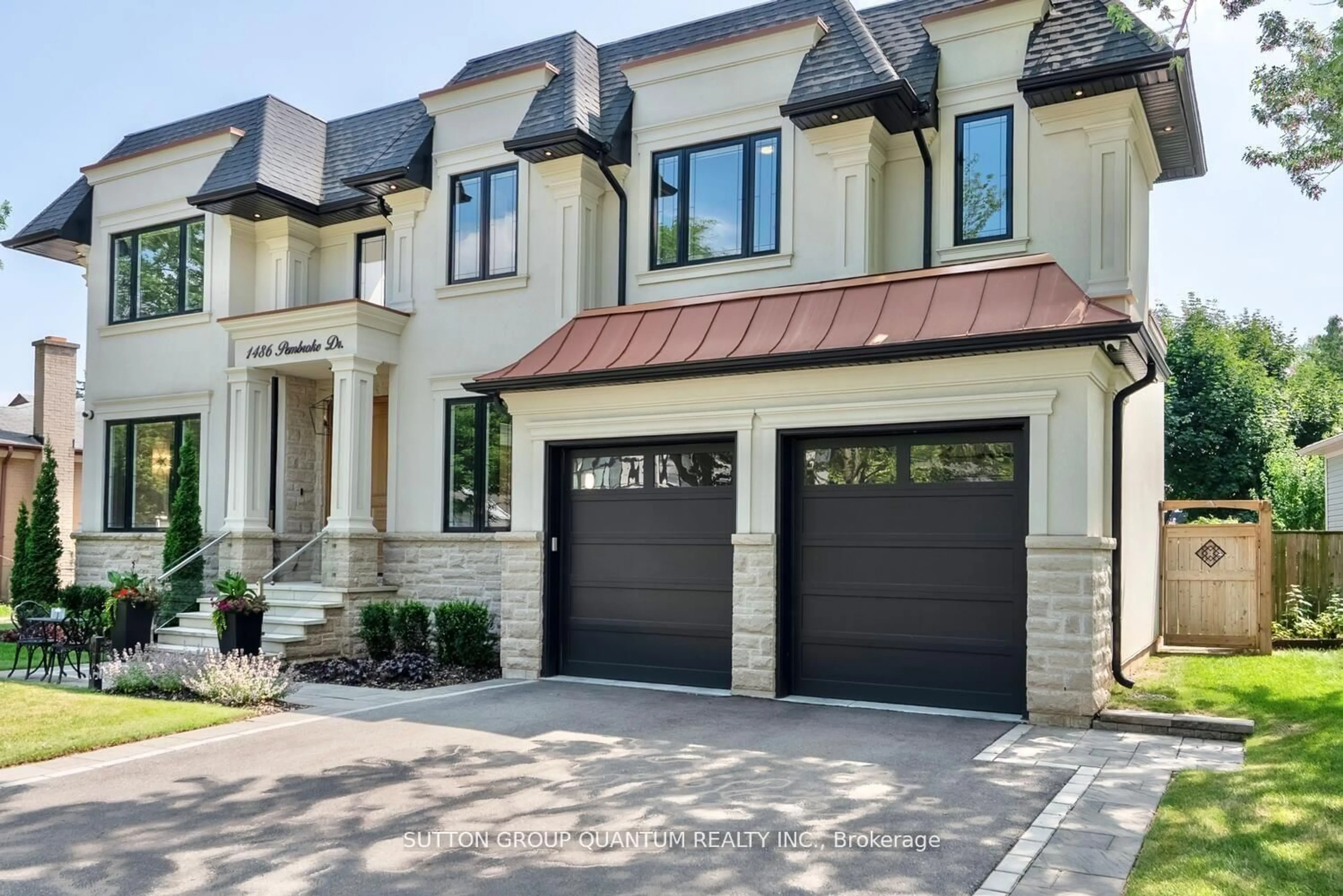 Home with brick exterior material, street for 1486 Pembroke Dr, Oakville Ontario L6H 1V8