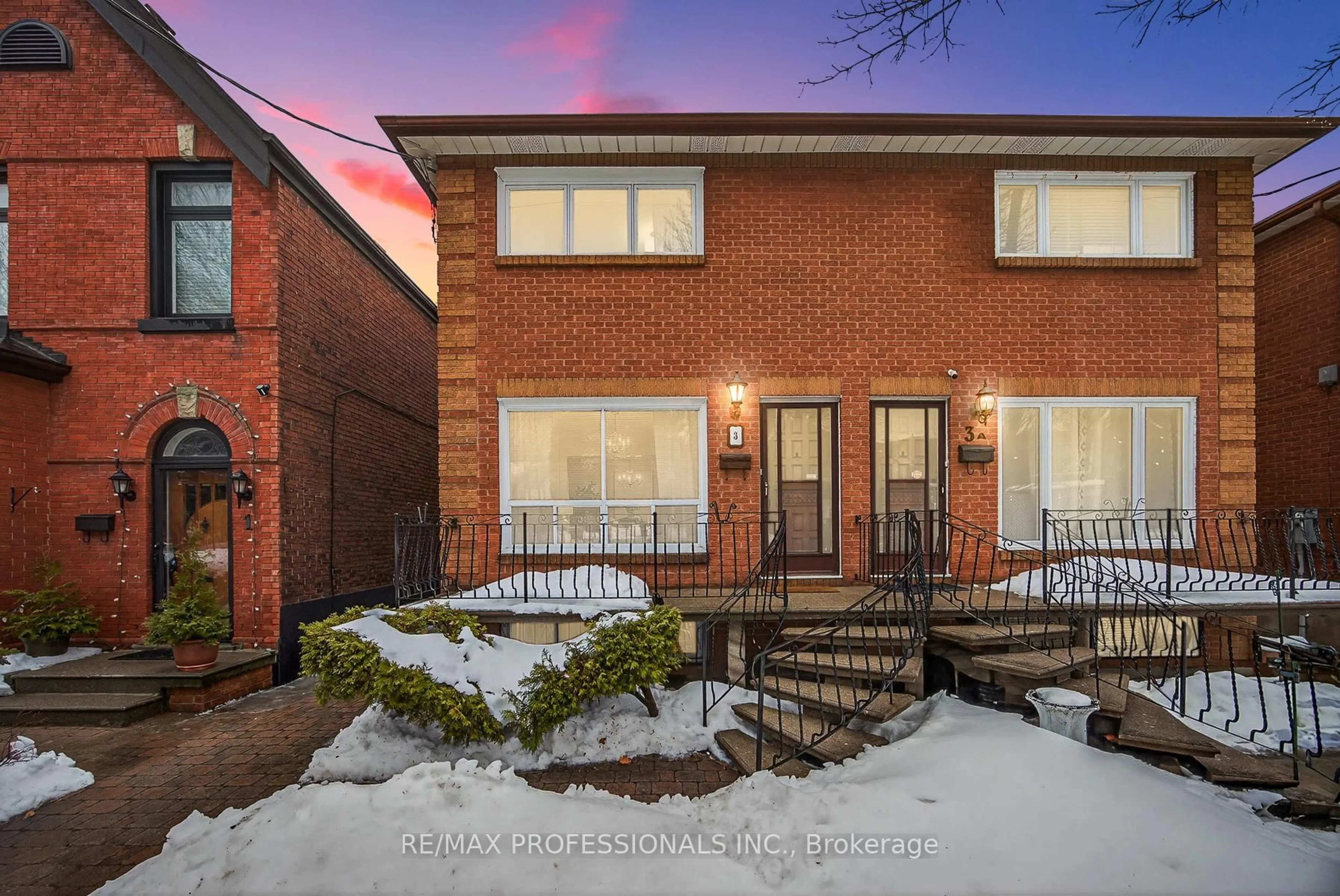 Home with brick exterior material, street for 3 Brandon Ave, Toronto Ontario M6H 2C8