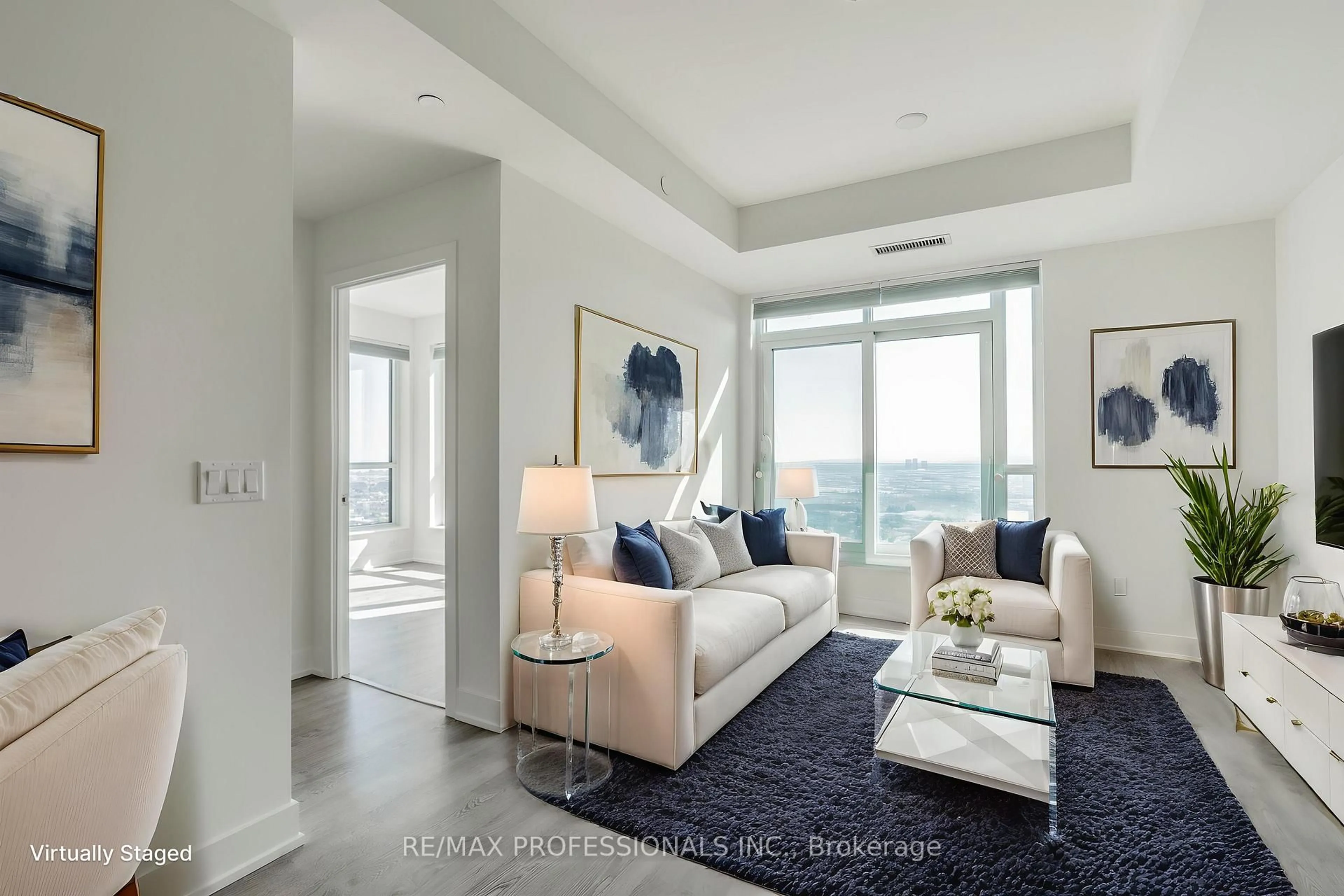 Living room with furniture, unknown for 7 Mabelle Ave #4110, Toronto Ontario M9A 0C9