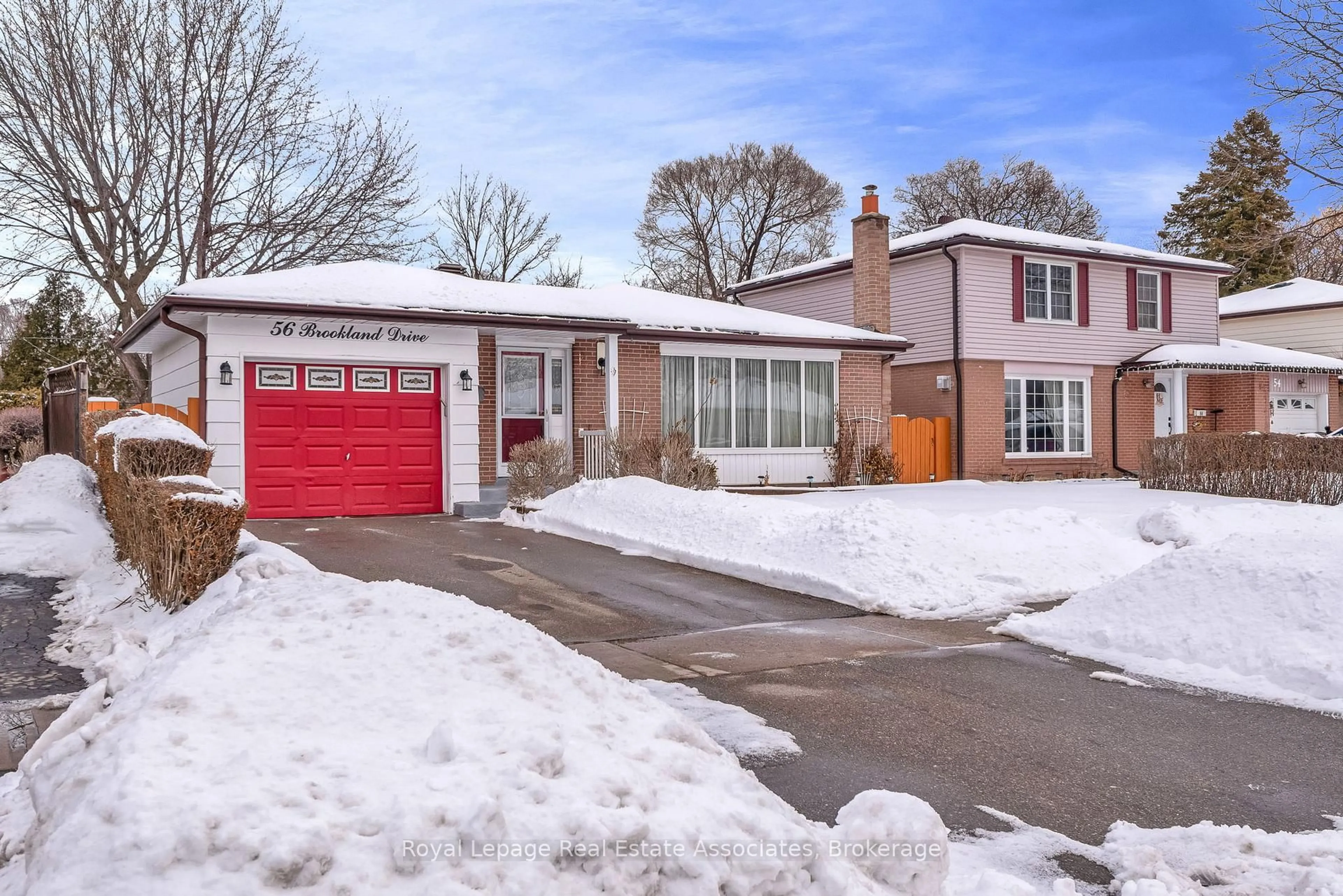 Home with brick exterior material, street for 56 Brookland Dr, Brampton Ontario L6T 2M5