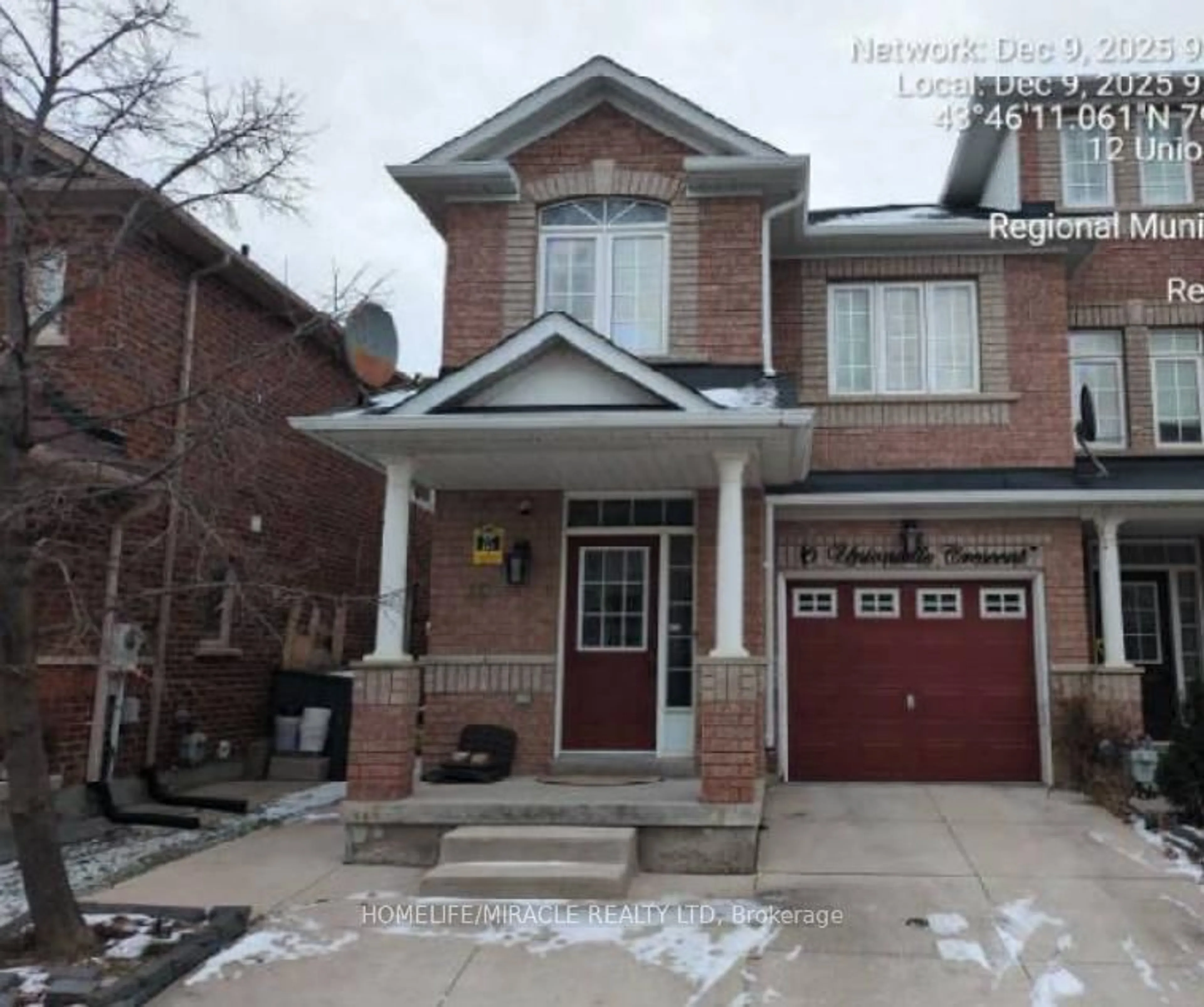 Home with brick exterior material, street for 16 Unionville Cres, Brampton Ontario L6P 2Z4