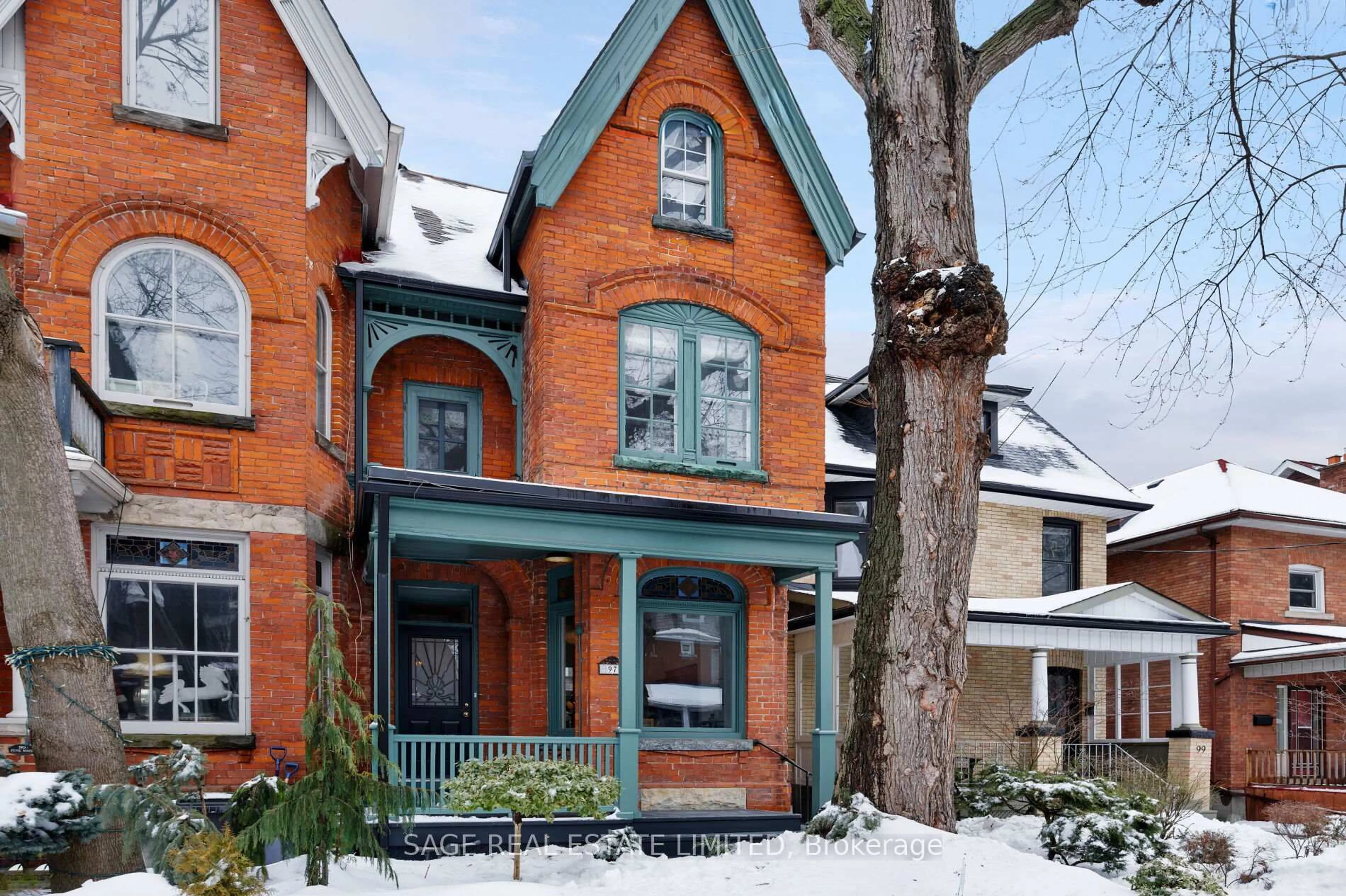 Home with brick exterior material, street for 97 Marion St, Toronto Ontario M6R 1E6