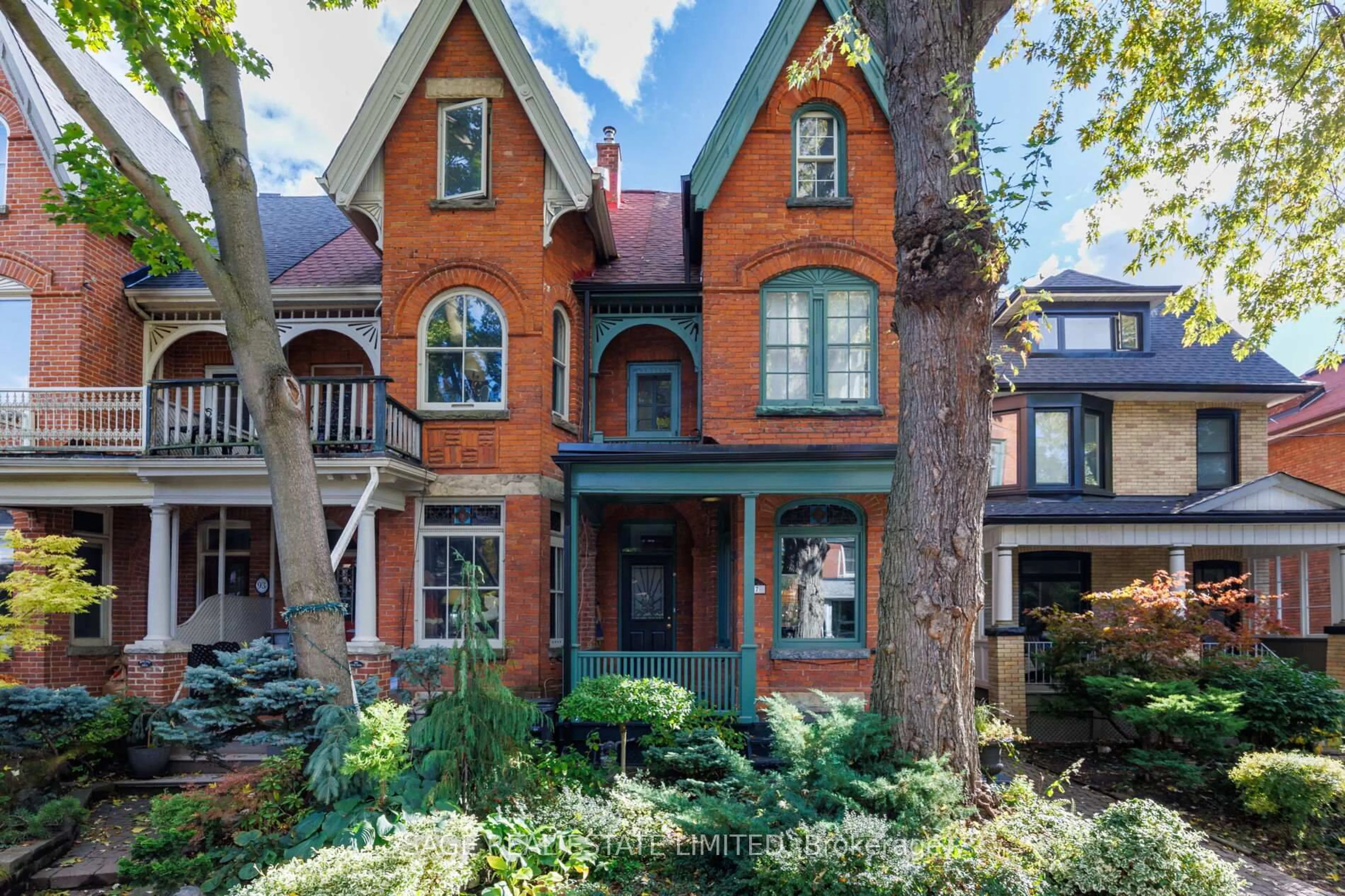 Home with brick exterior material, street for 97 Marion St, Toronto Ontario M6R 1E6