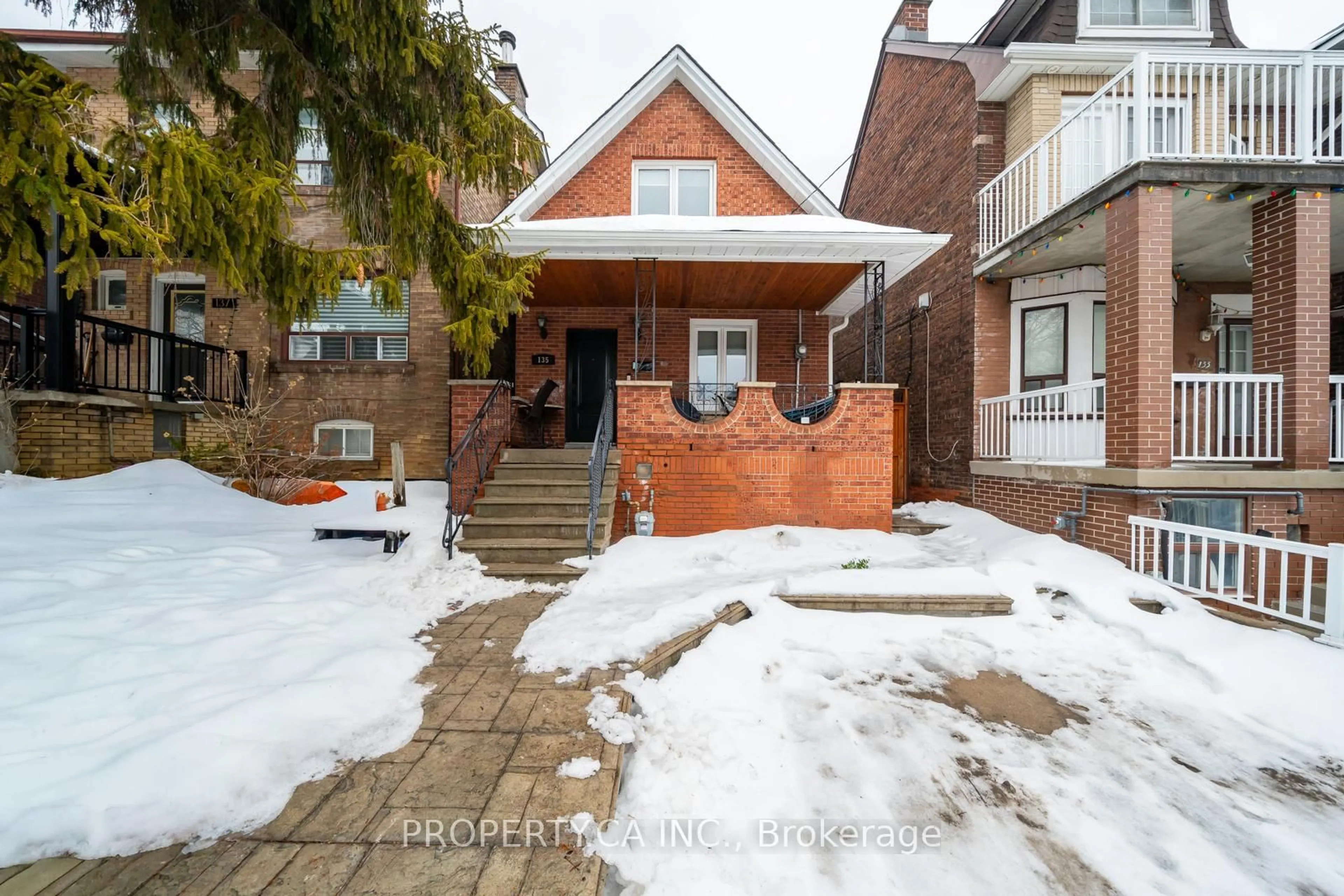 Home with brick exterior material, street for 135 Sellers Ave, Toronto Ontario M6E 3V1