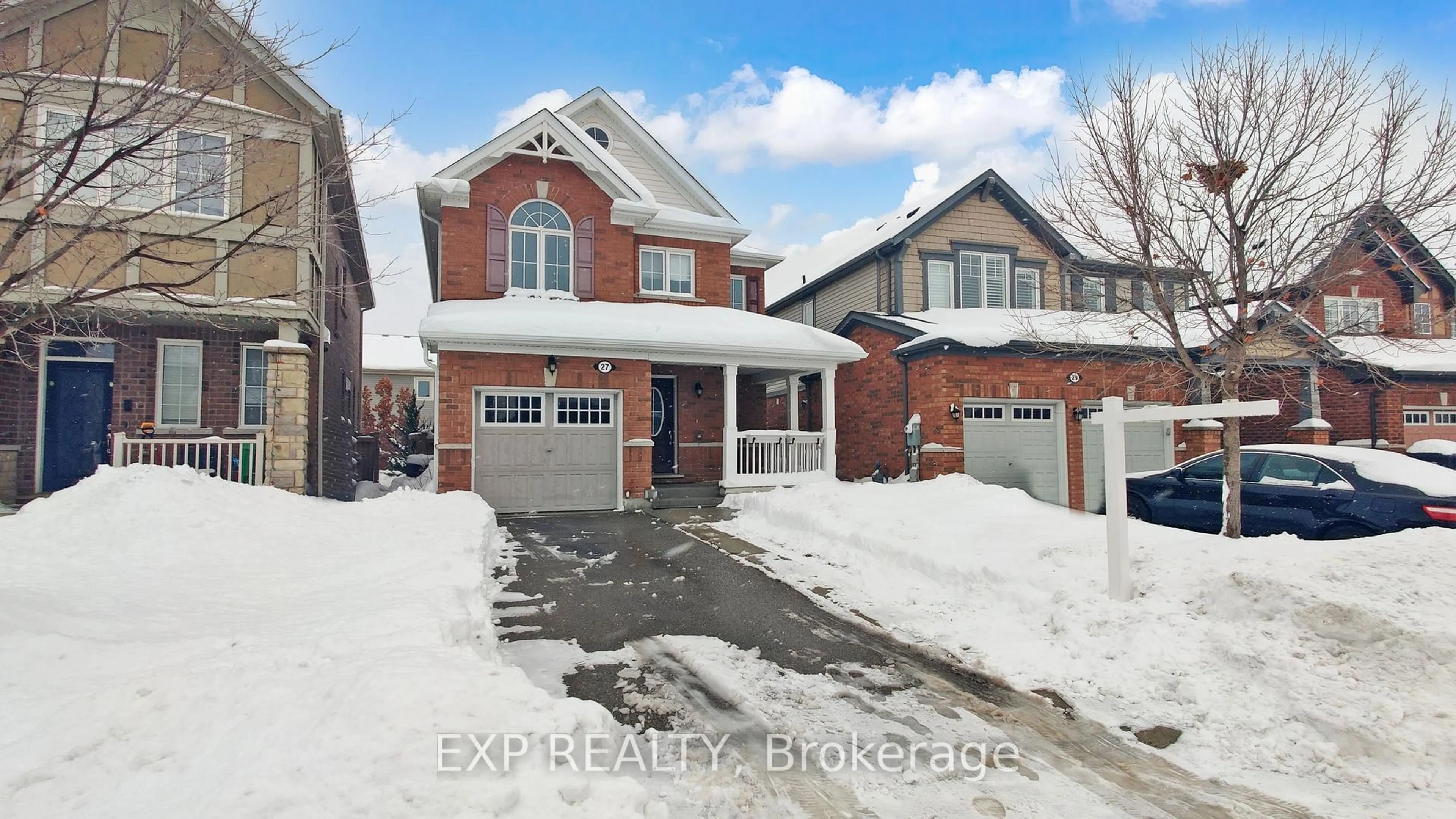 Home with brick exterior material, street for 27 Leadenhall Rd, Brampton Ontario L7A 4G4