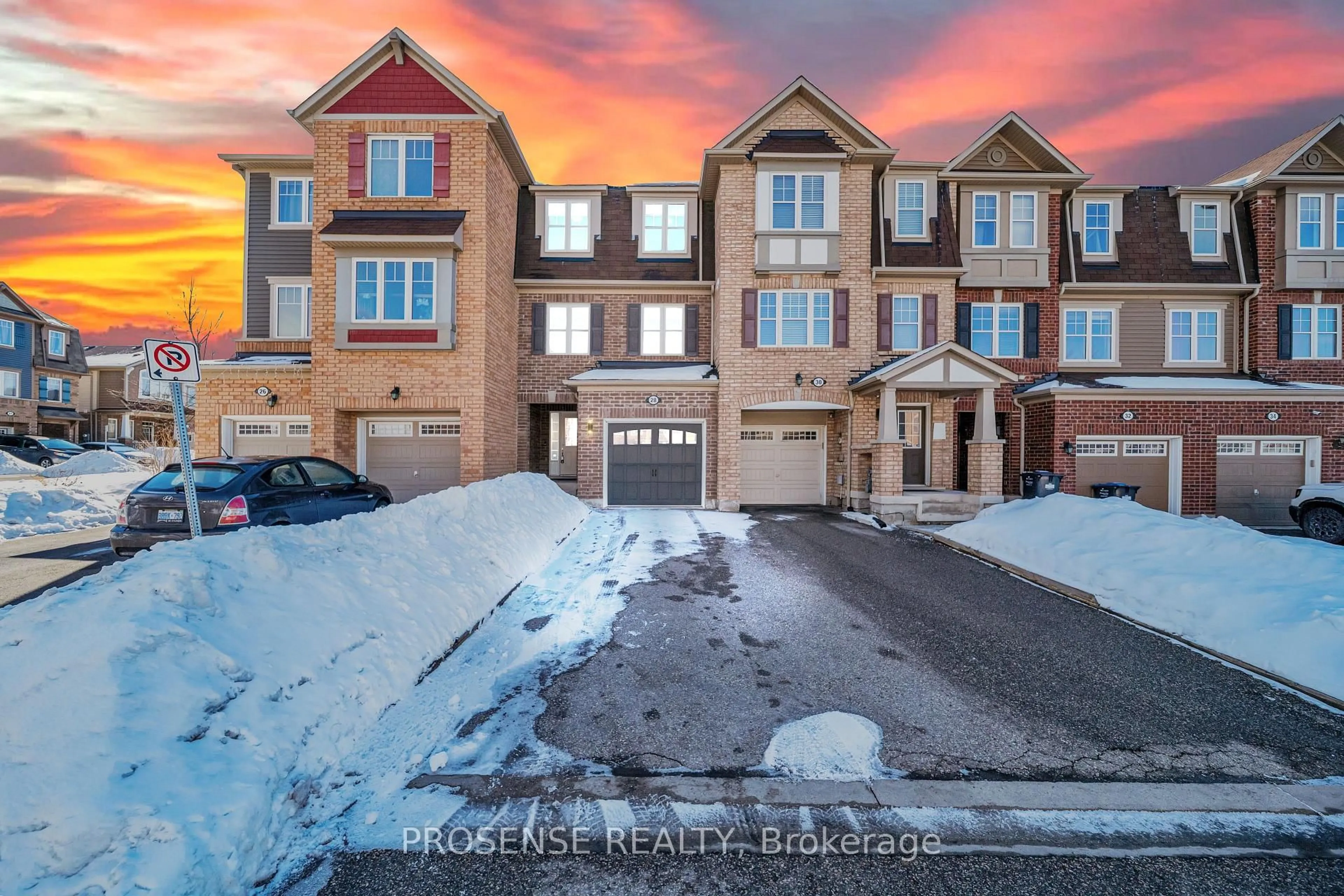 A pic from outside/outdoor area/front of a property/back of a property/a pic from drone, street for 28 Mercedes Rd, Brampton Ontario L7A 0Z2