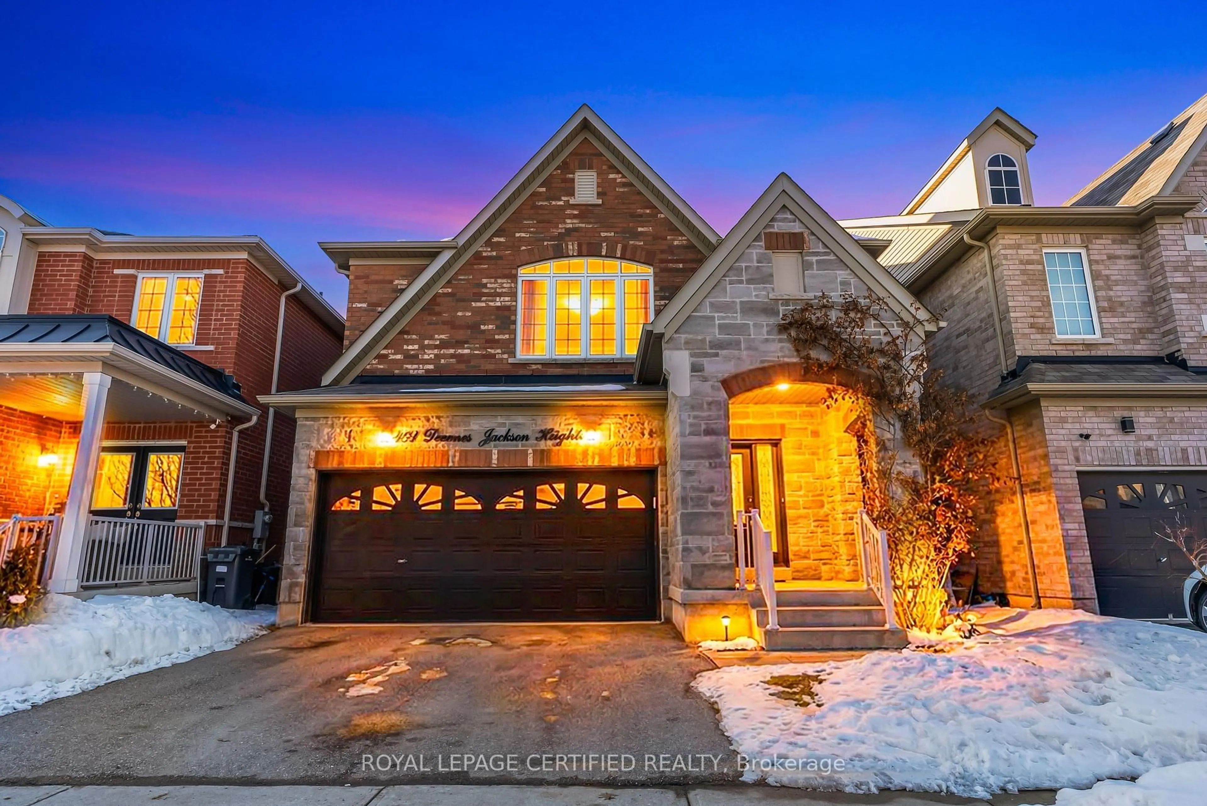 Home with brick exterior material, street for 461 Downes Jackson Hts, Milton Ontario L9T 8V7