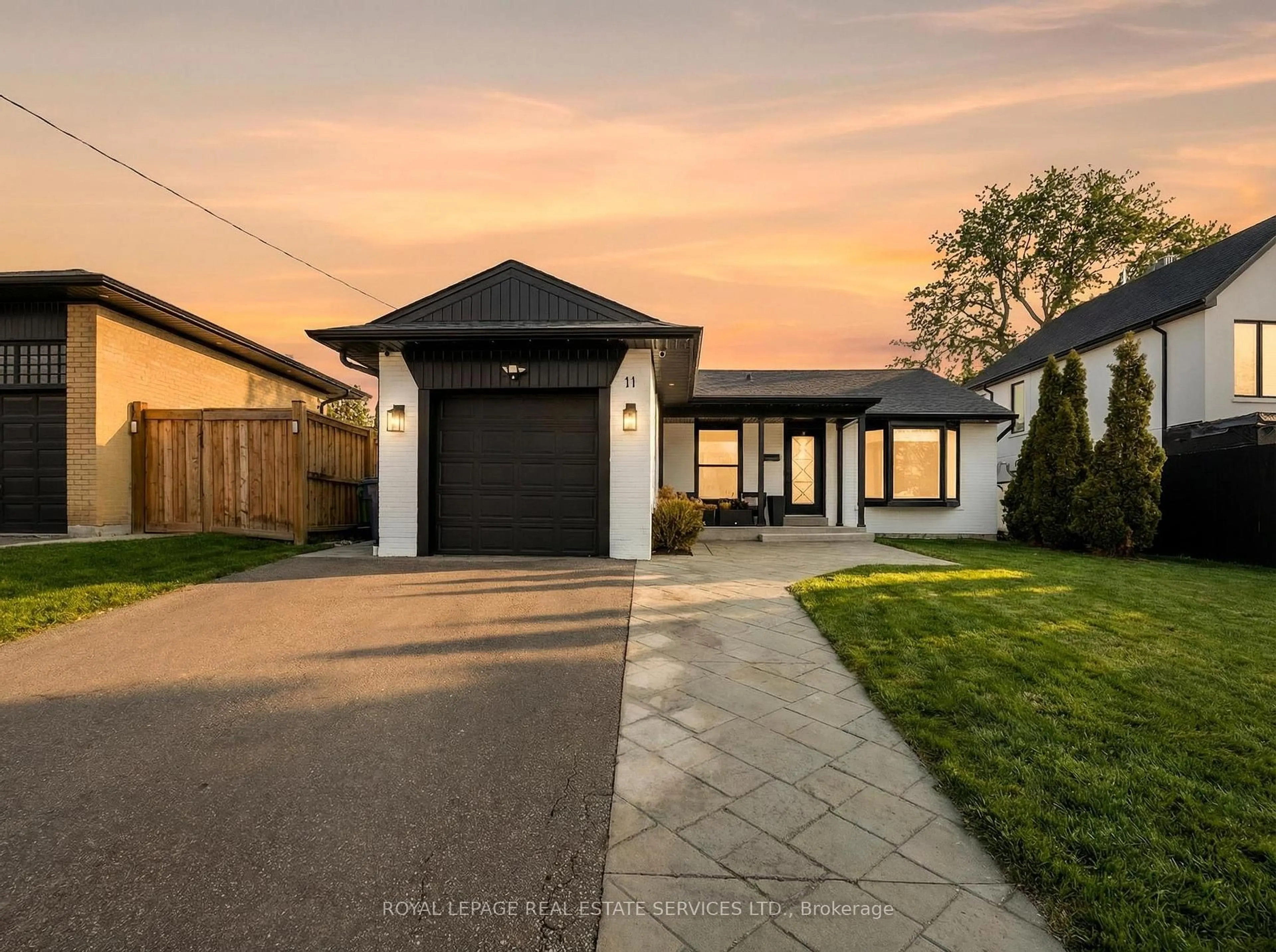 Home with brick exterior material, street for 11 Benbow Rd, Toronto Ontario M9P 3K1