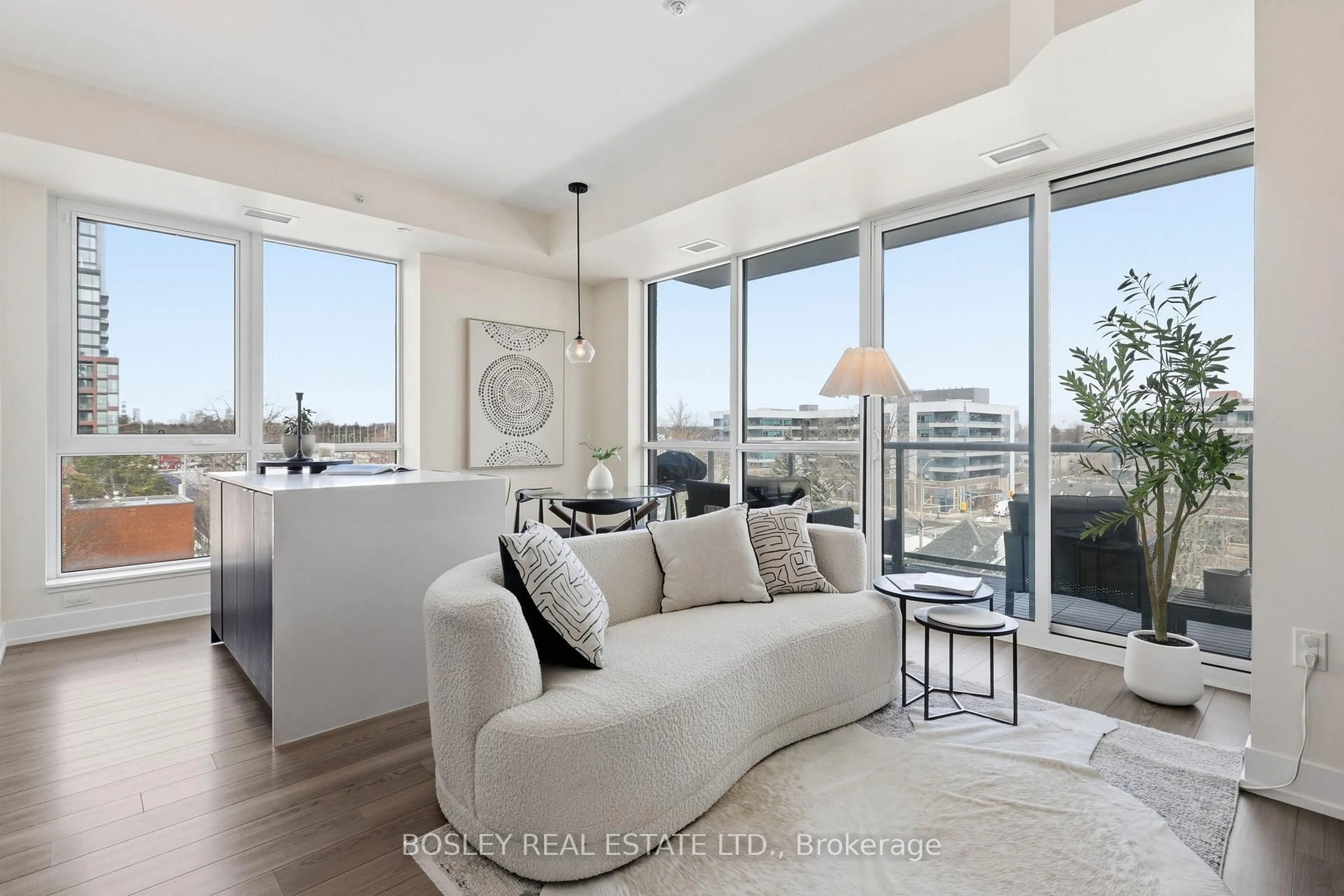 Living room with furniture, unknown for 8 Ann St #501, Mississauga Ontario L5G 3E6