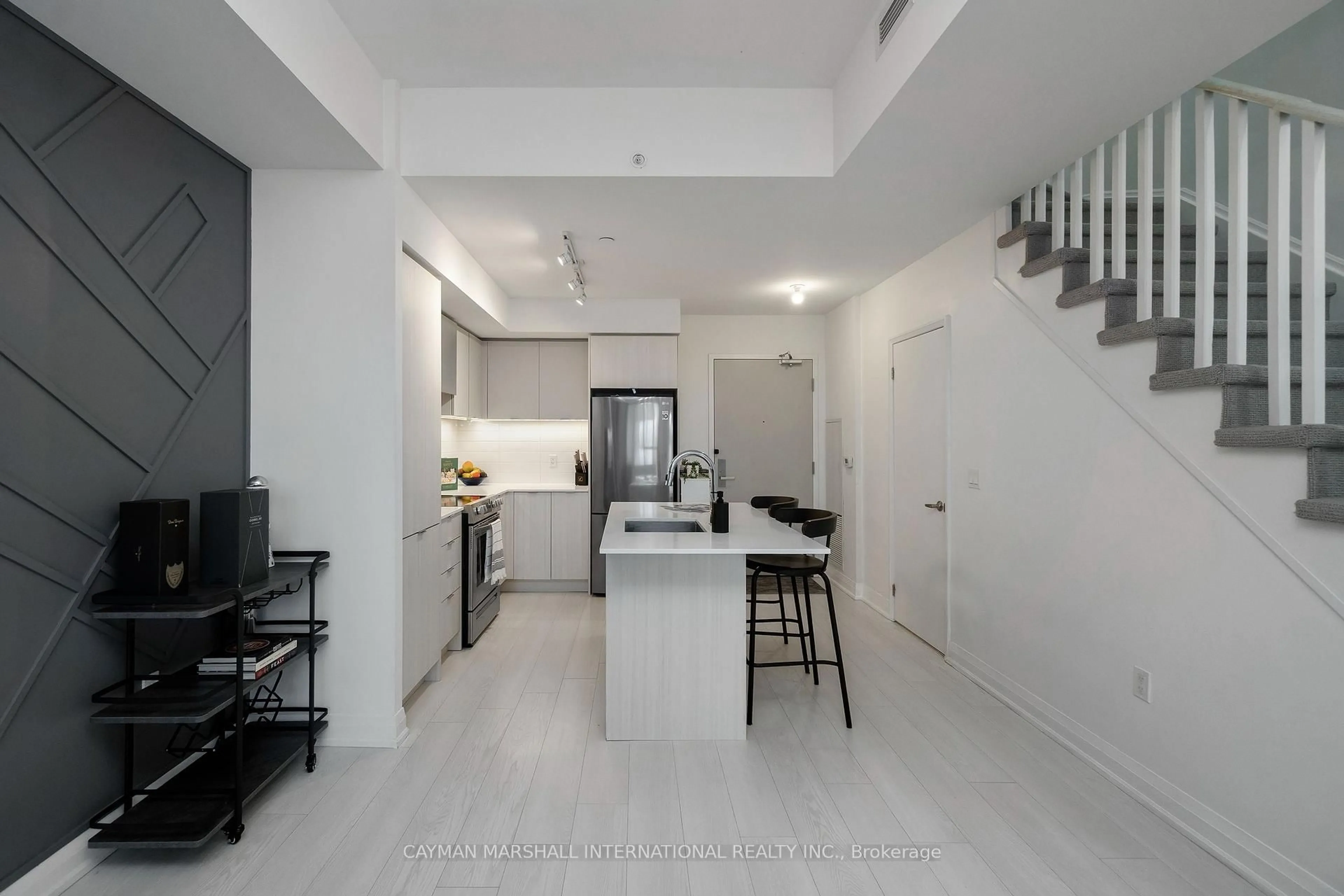 Open concept kitchen, unknown for 30 Gibbs Rd #108, Toronto Ontario M9B 0E4