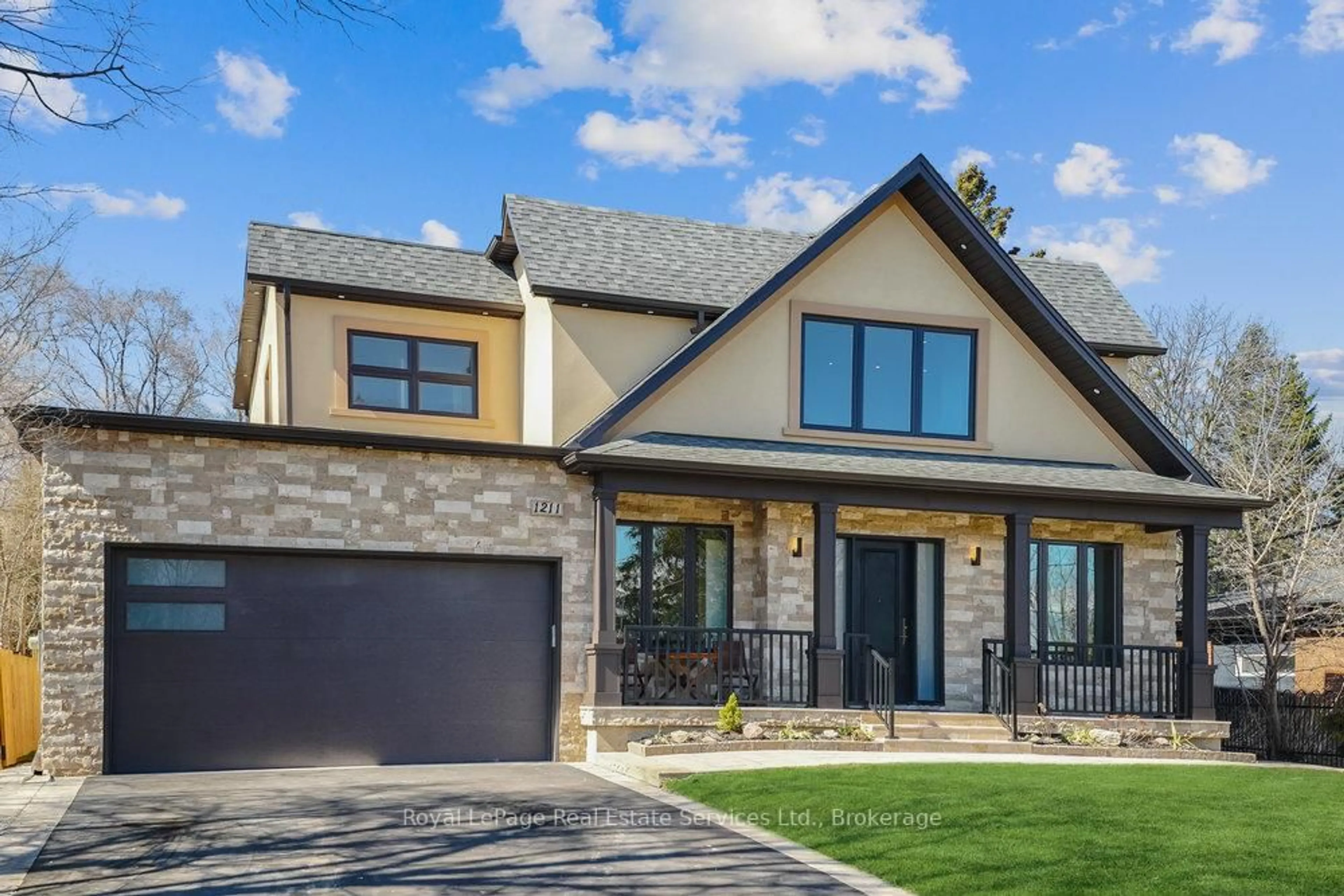 Home with brick exterior material, street for 1211 Pinegrove Rd, Oakville Ontario L6L 2W8