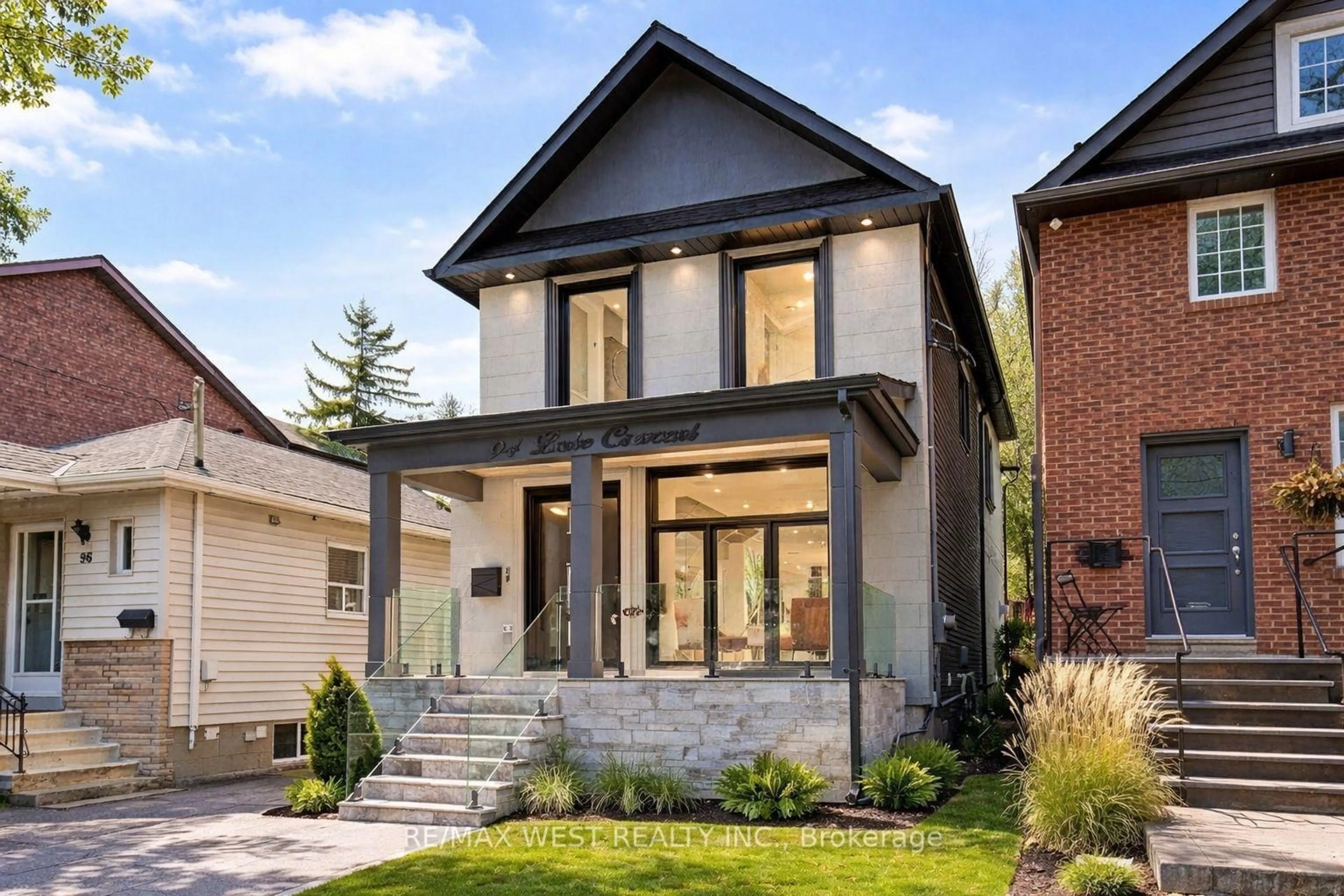 Home with brick exterior material, street for 94 Lake Cres, Toronto Ontario M8V 1W1