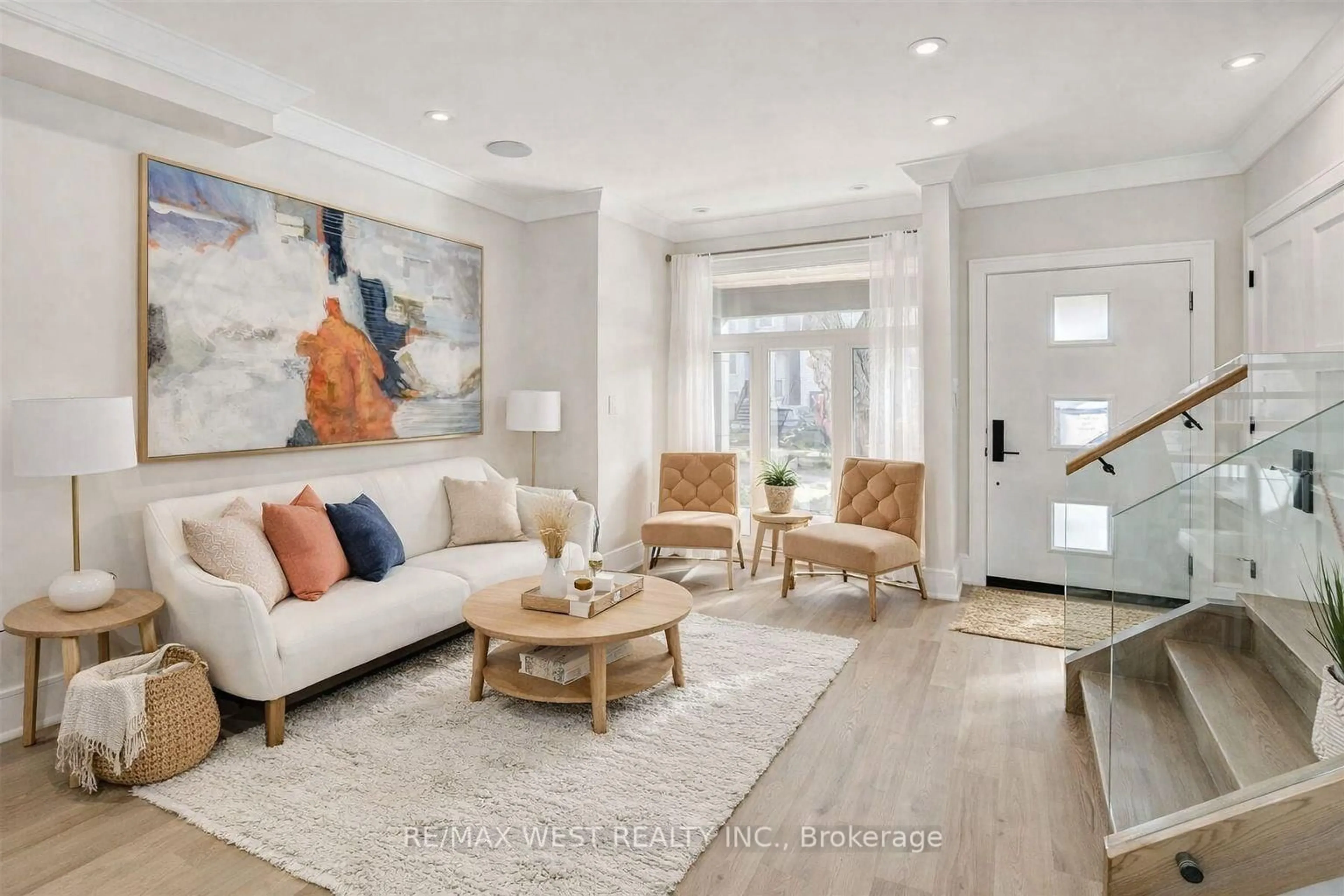 Living room with furniture, unknown for 94 Lake Cres, Toronto Ontario M8V 1W1