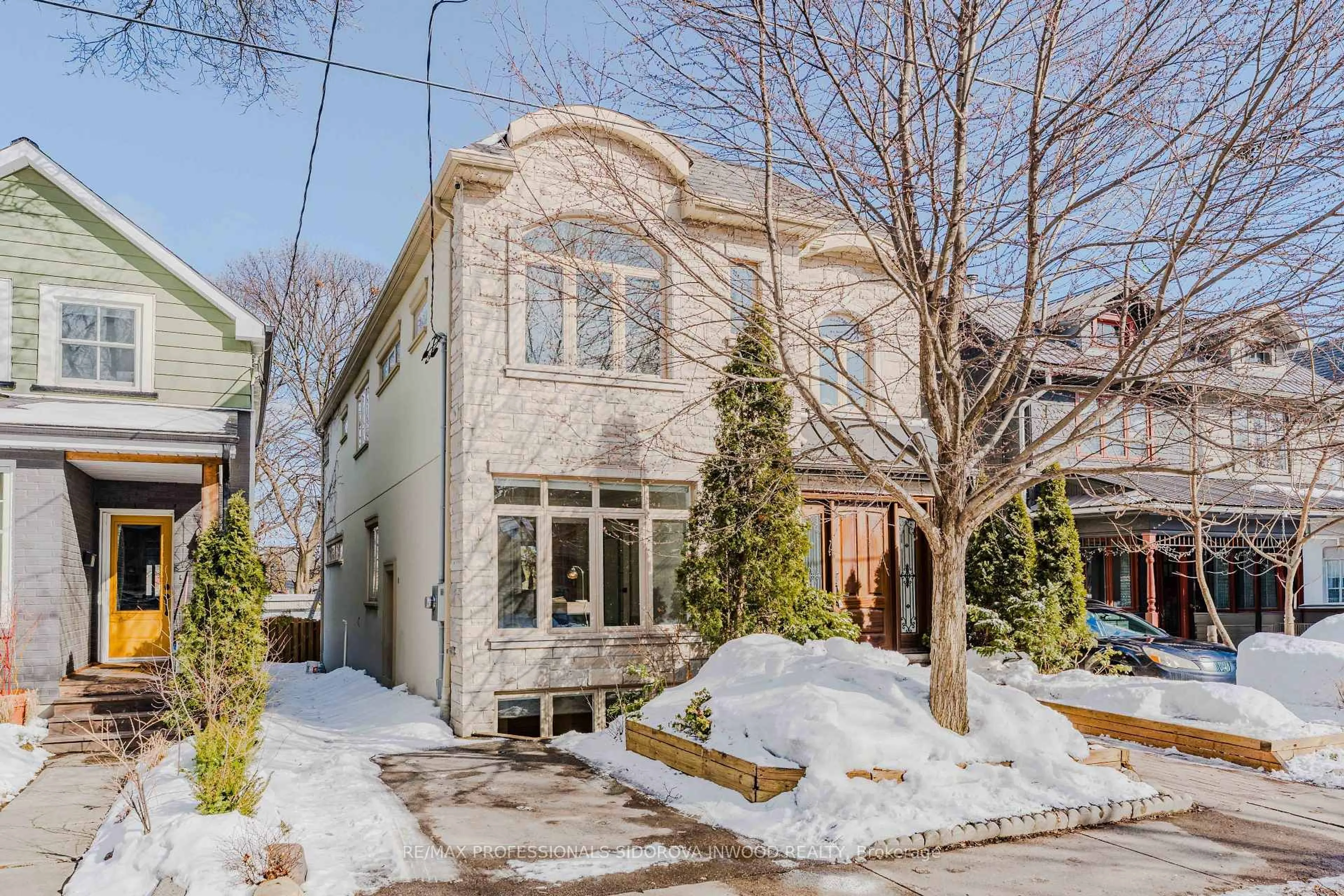 Home with brick exterior material, street for 57 Lavinia Ave, Toronto Ontario M6S 3H9