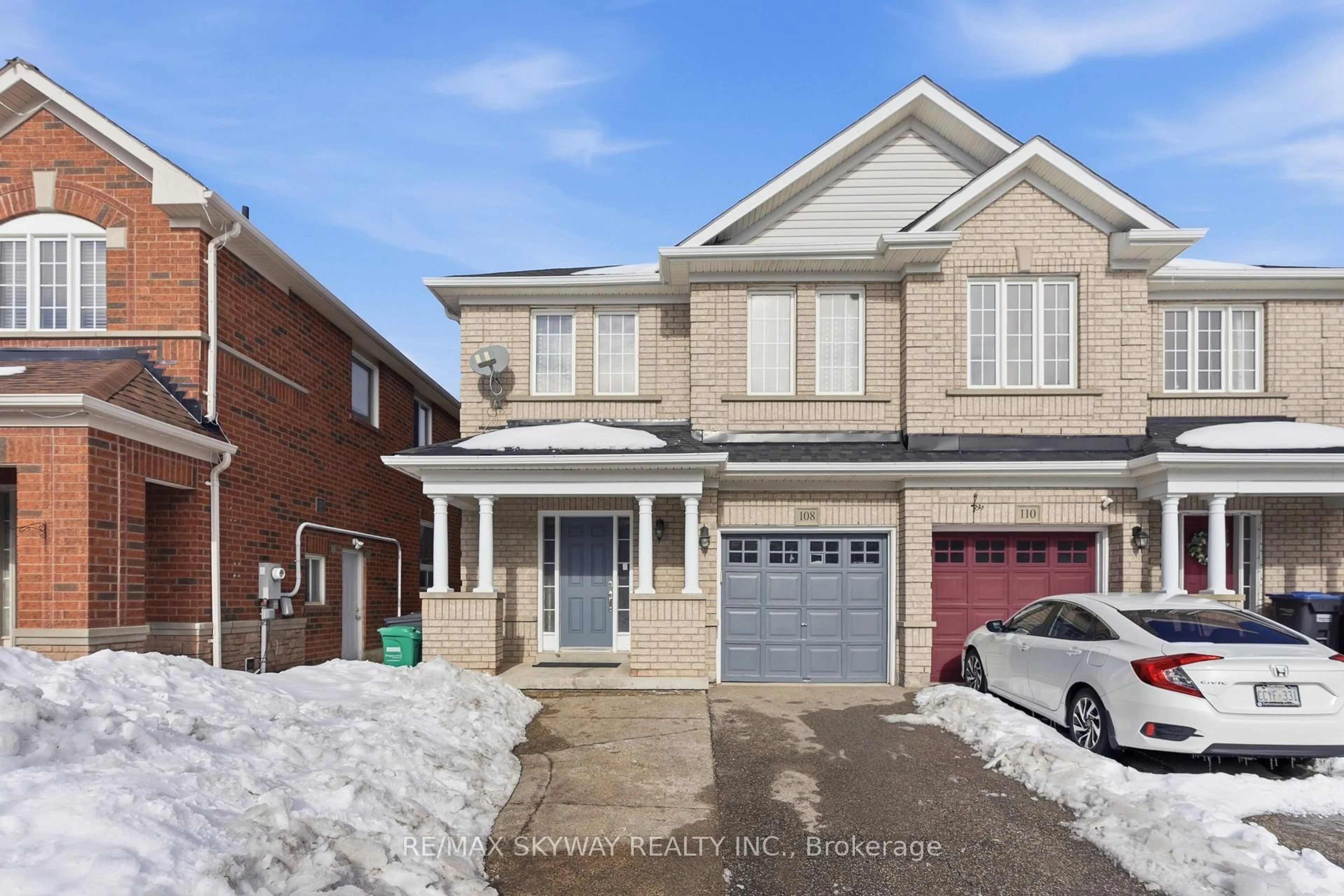 Home with brick exterior material, street for 108 Bushmill Circ, Brampton Ontario L7A 0K6