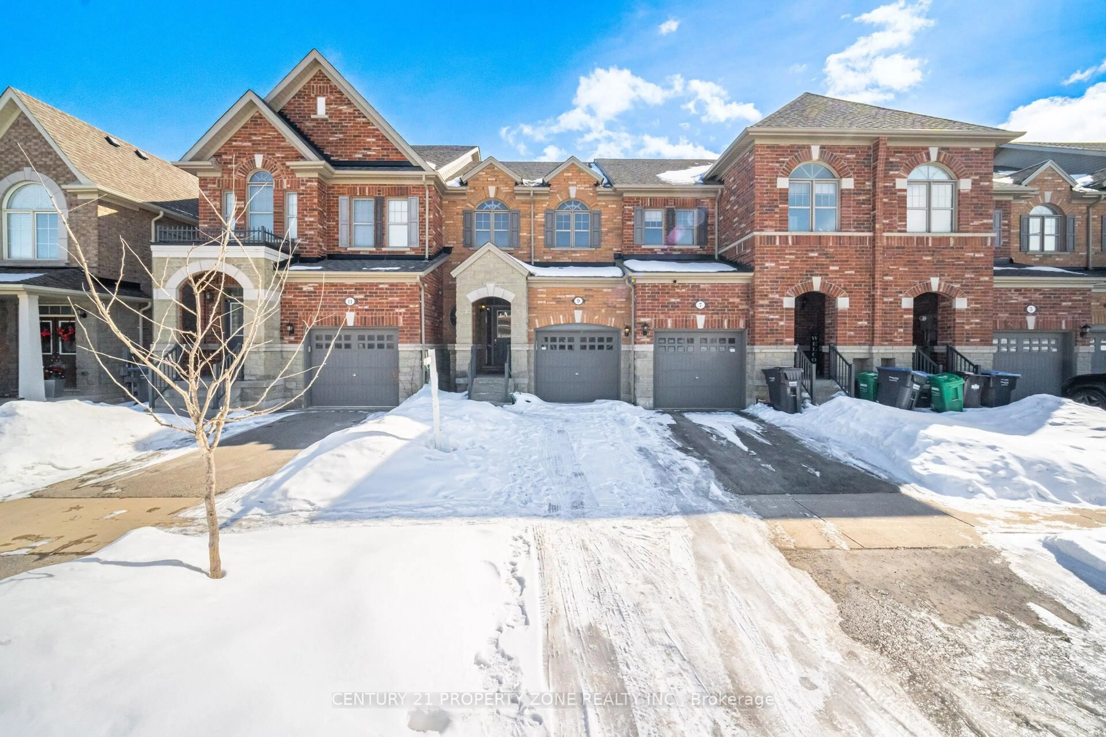 Home with brick exterior material, street for 9 Foliage Dr, Brampton Ontario L7A 4M7