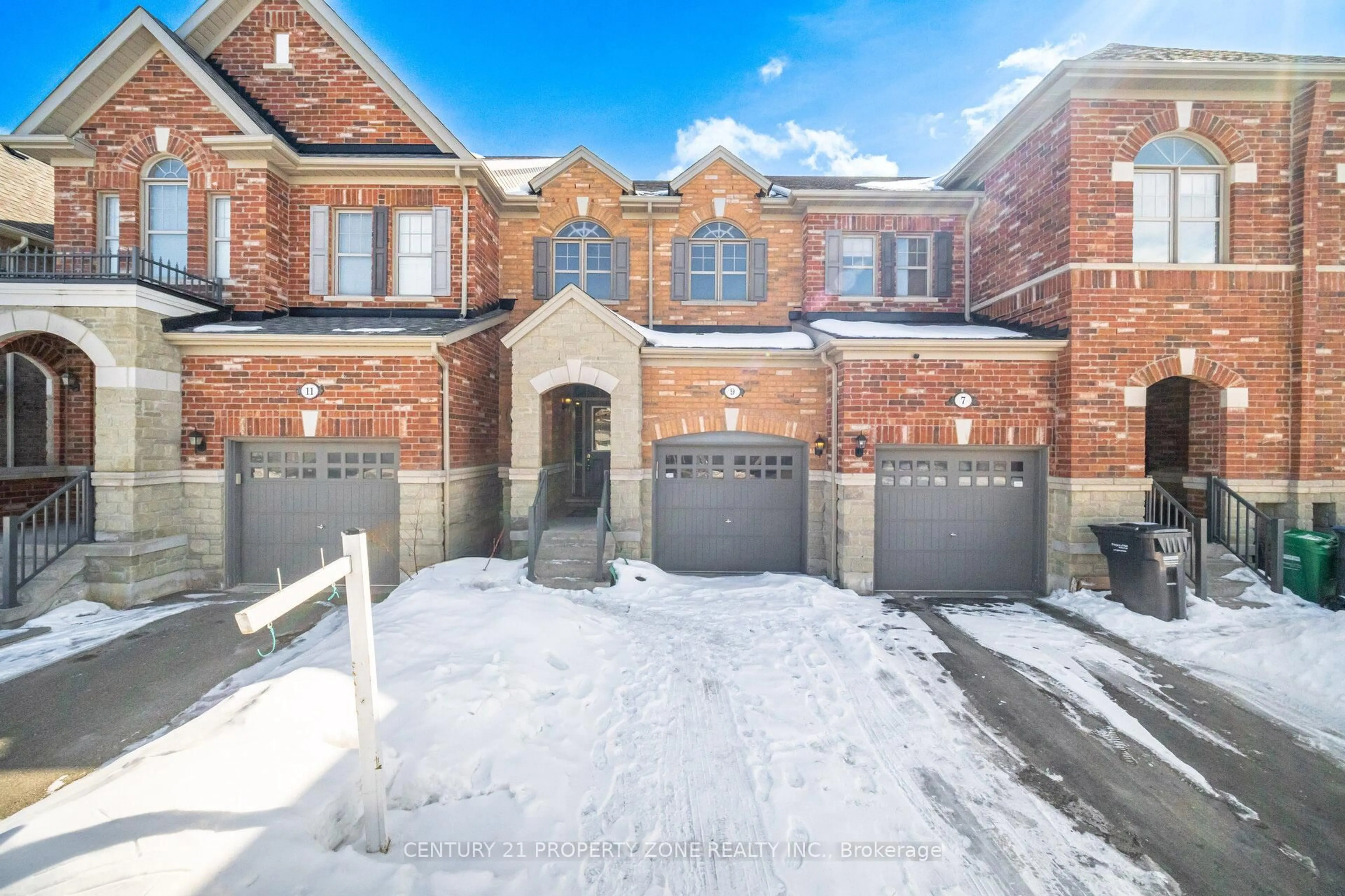 Home with brick exterior material, street for 9 Foliage Dr, Brampton Ontario L7A 4M7