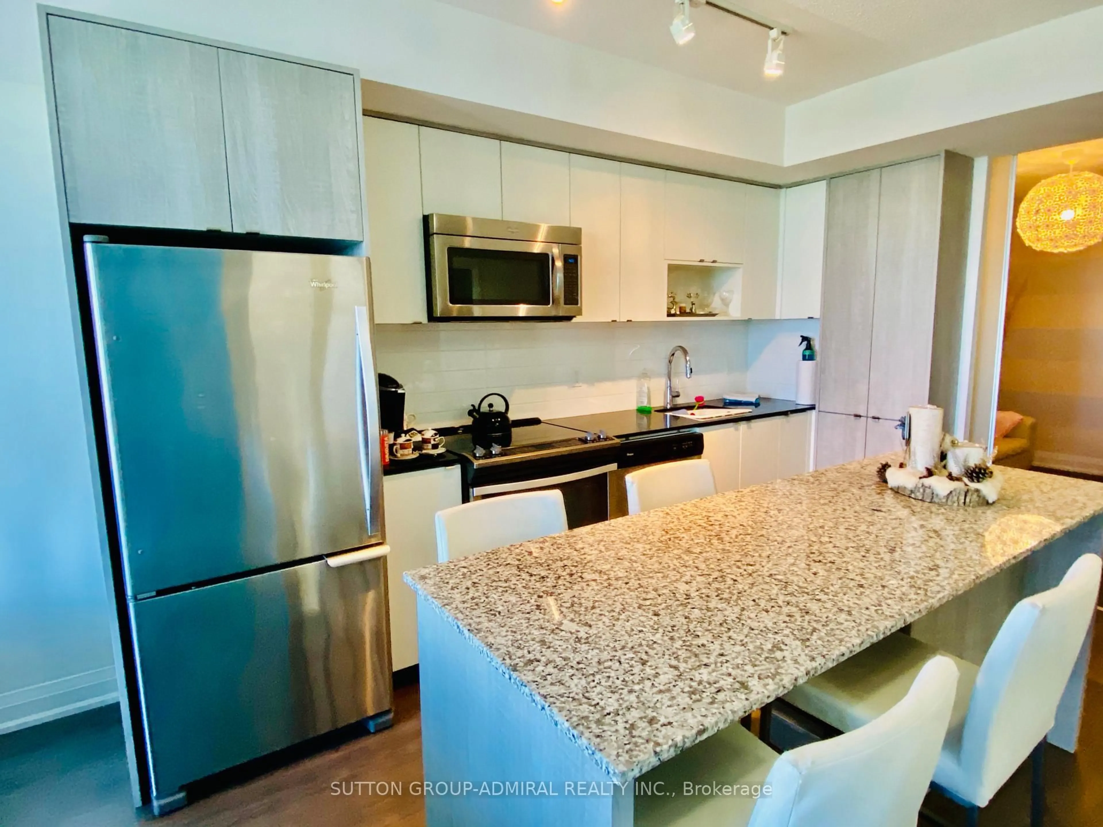 Open concept kitchen, ceramic/tile floor for 9 Valhalla Inn Rd #1611, Toronto Ontario M9B 0B2