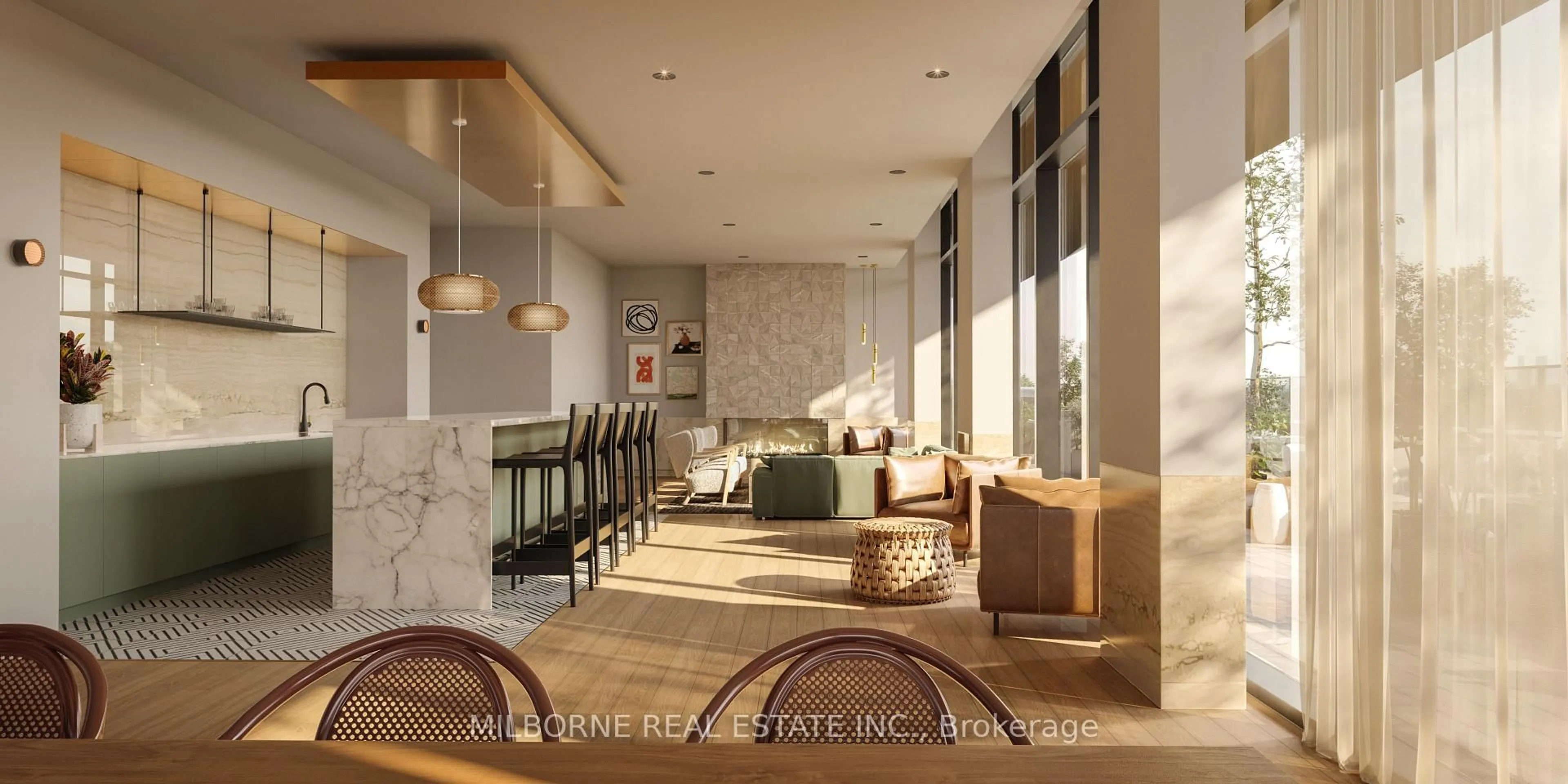 Lobby for 1660 Bloor St #308, Toronto Ontario M6P 1A8