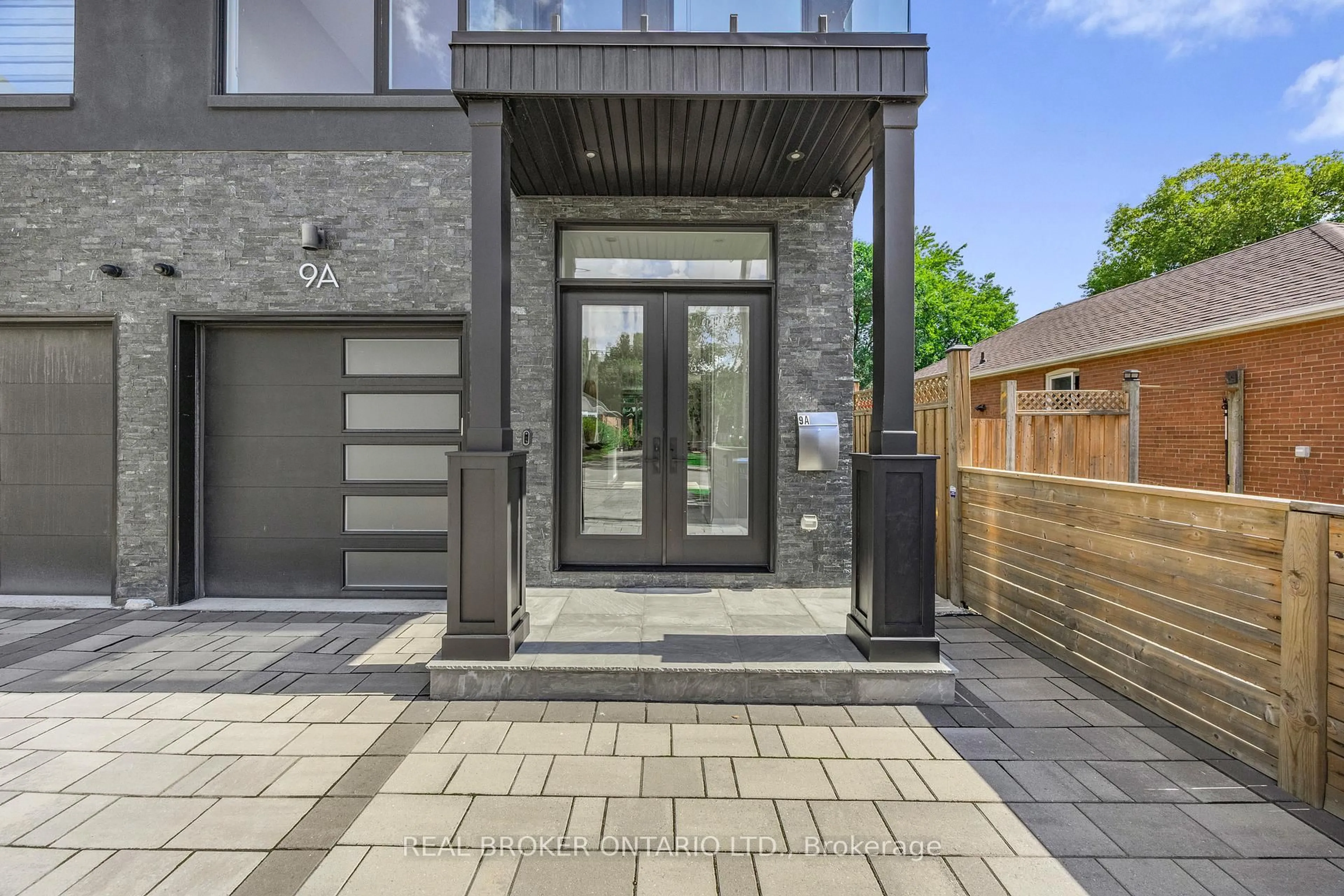 Home with brick exterior material, street for 9A Maple Ave, Mississauga Ontario L5H 2R9