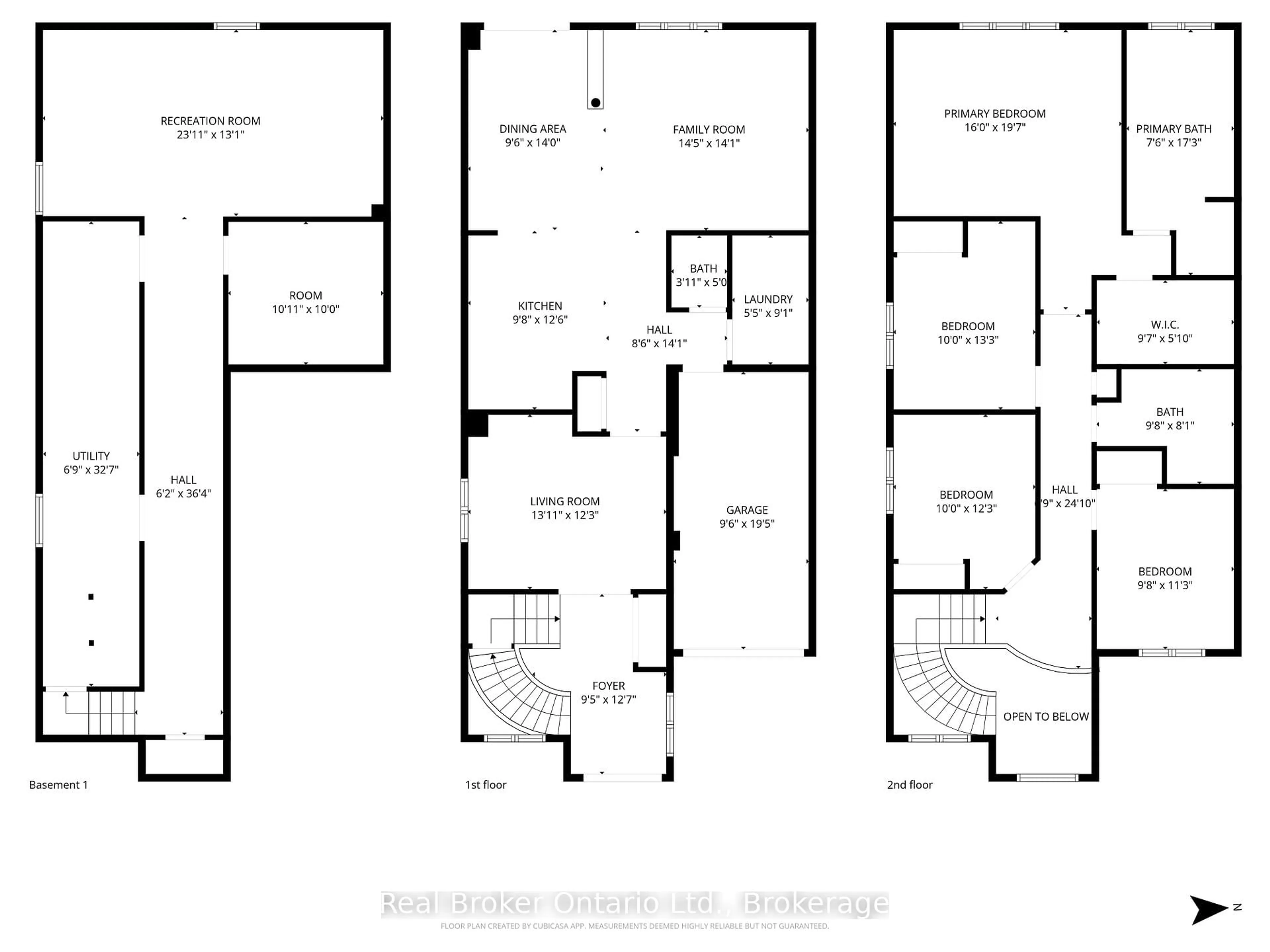 Floor plan for 4637 Ashlar Cres, Burlington Ontario L7M 0J2