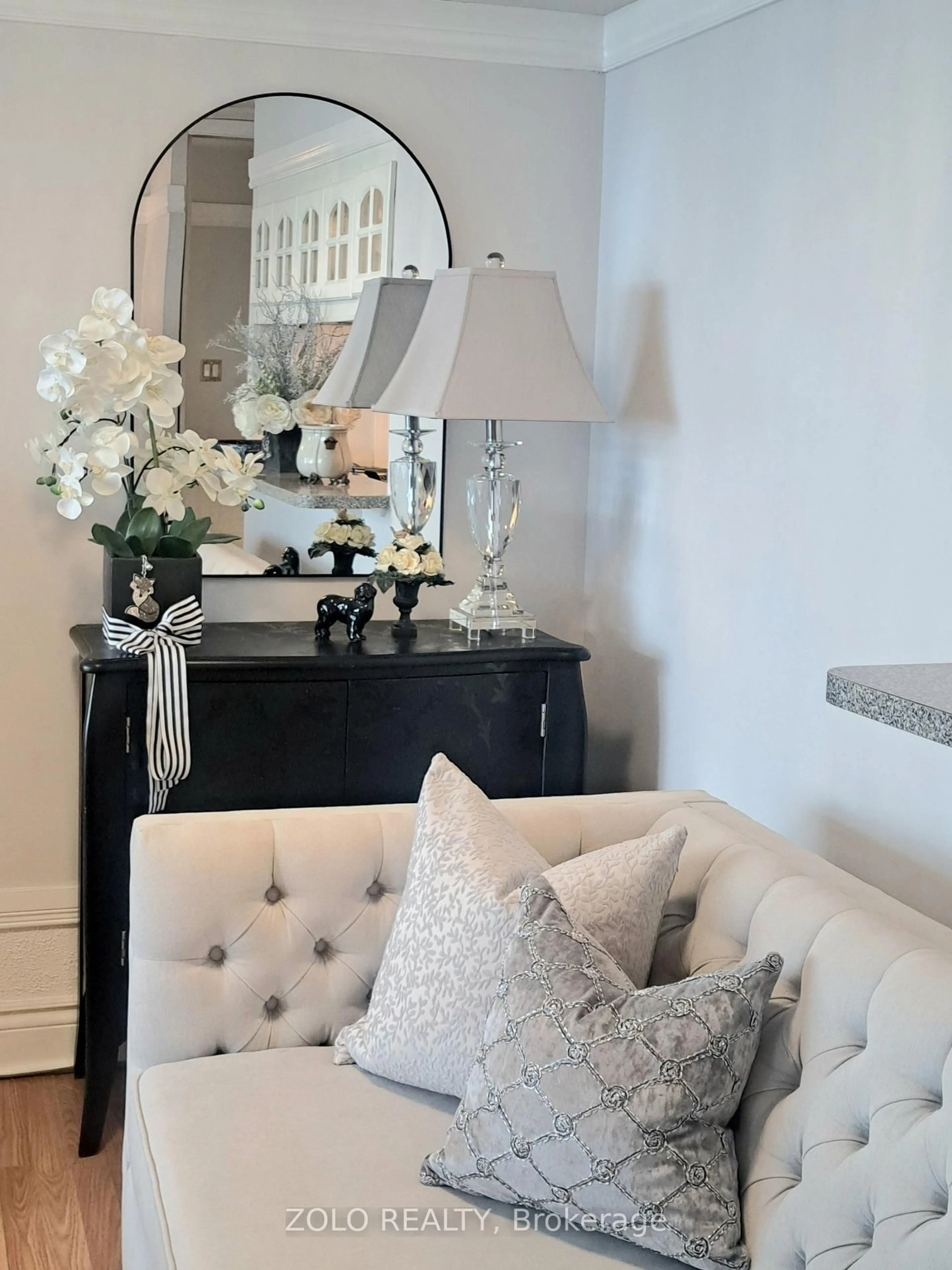 Living room with furniture, unknown for 300 Webb Dr #1001, Mississauga Ontario L5B 3W3