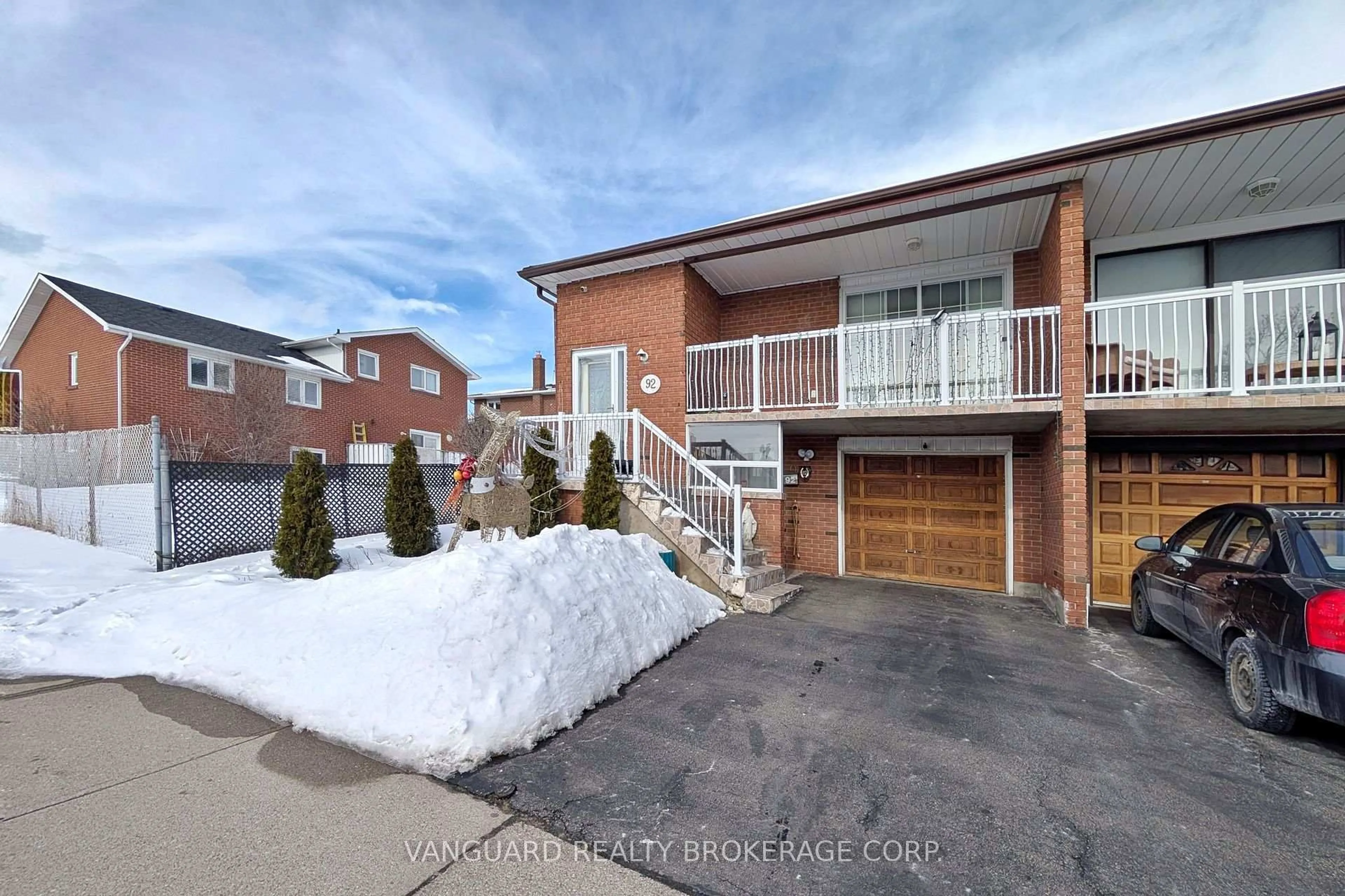 Home with brick exterior material, street for 92 Skelton Blvd, Brampton Ontario L6V 2P6