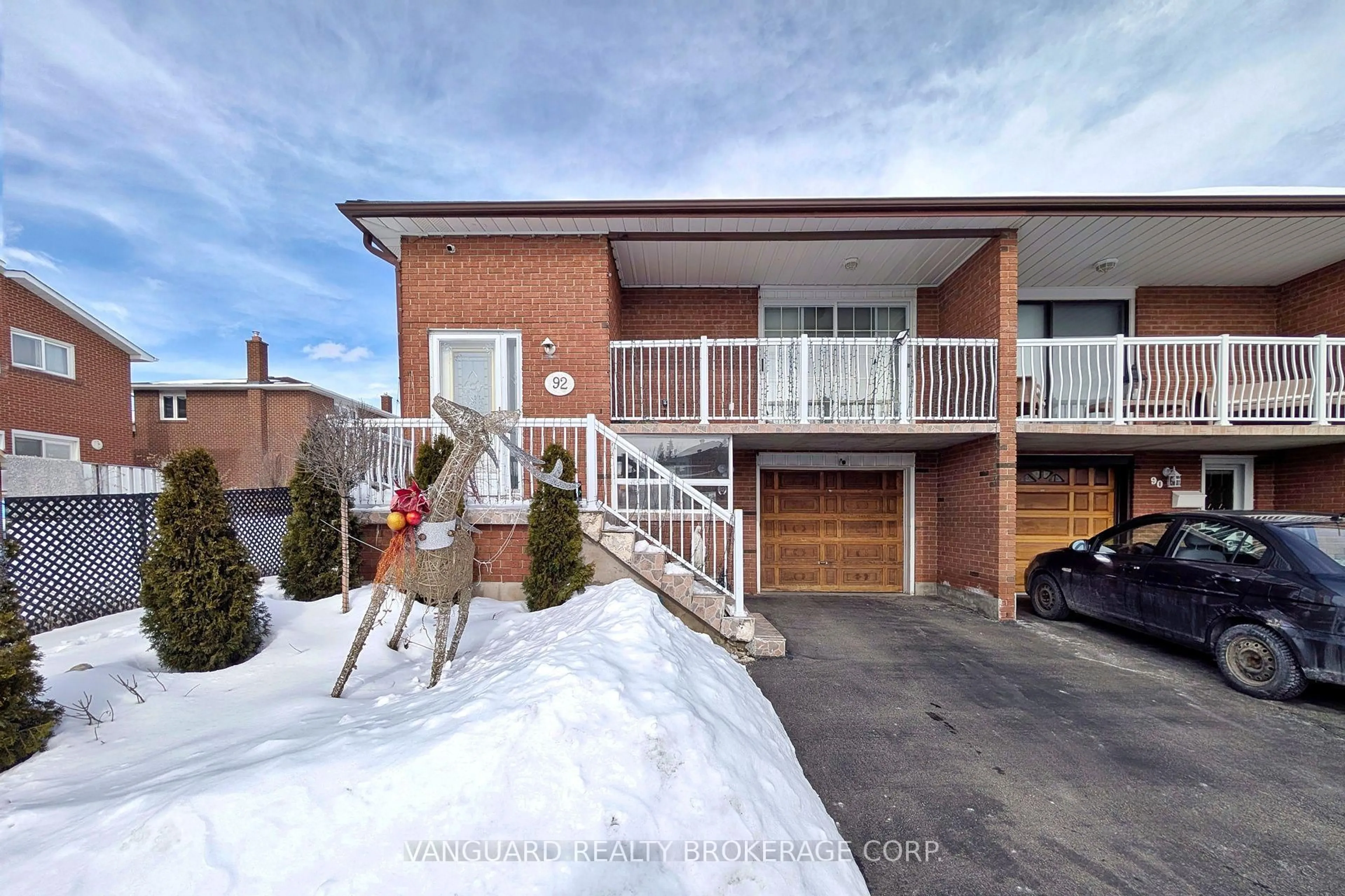 Home with brick exterior material, street for 92 Skelton Blvd, Brampton Ontario L6V 2P6