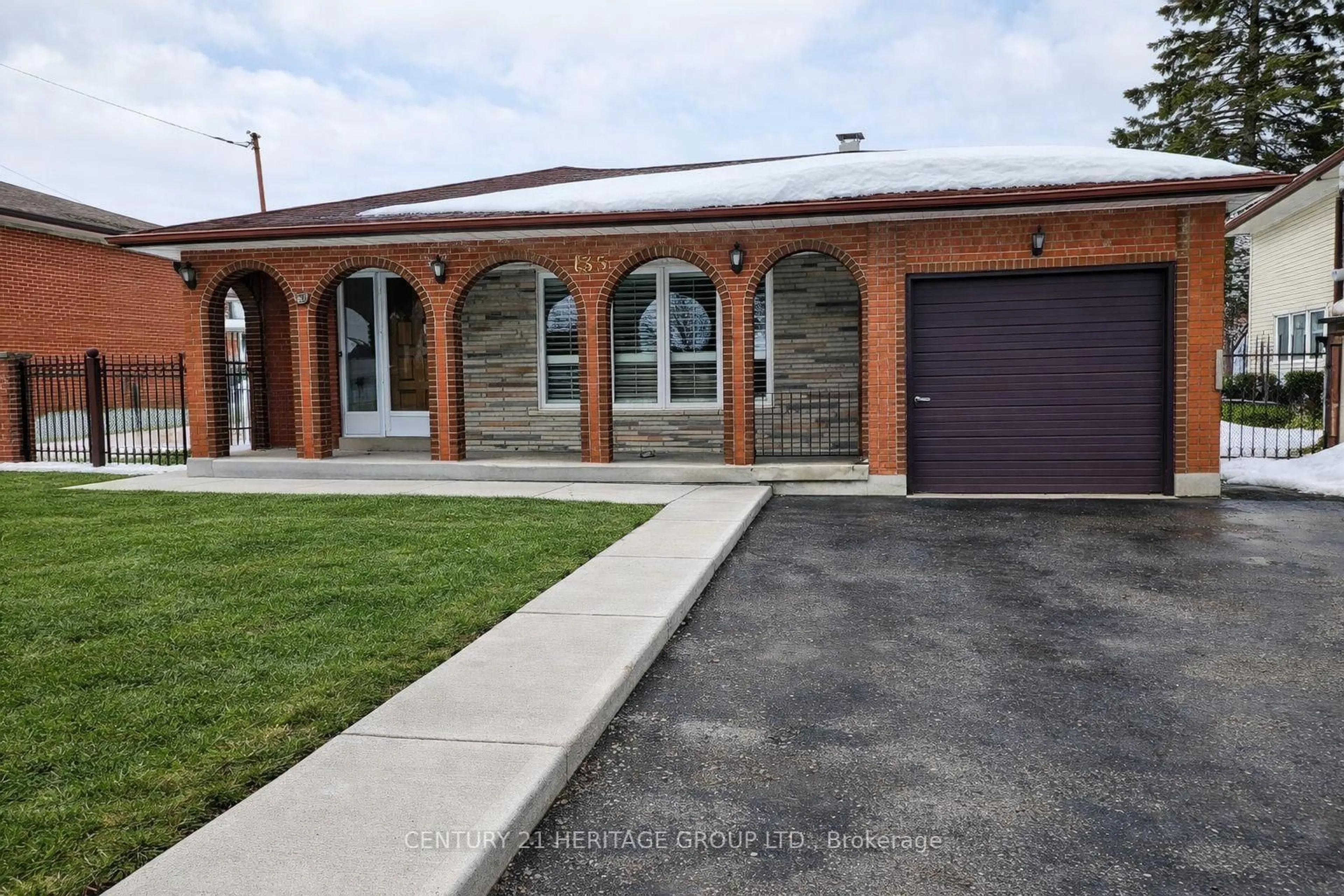 Home with brick exterior material, street for 135 Derrydown Rd, Toronto Ontario M3J 1R6
