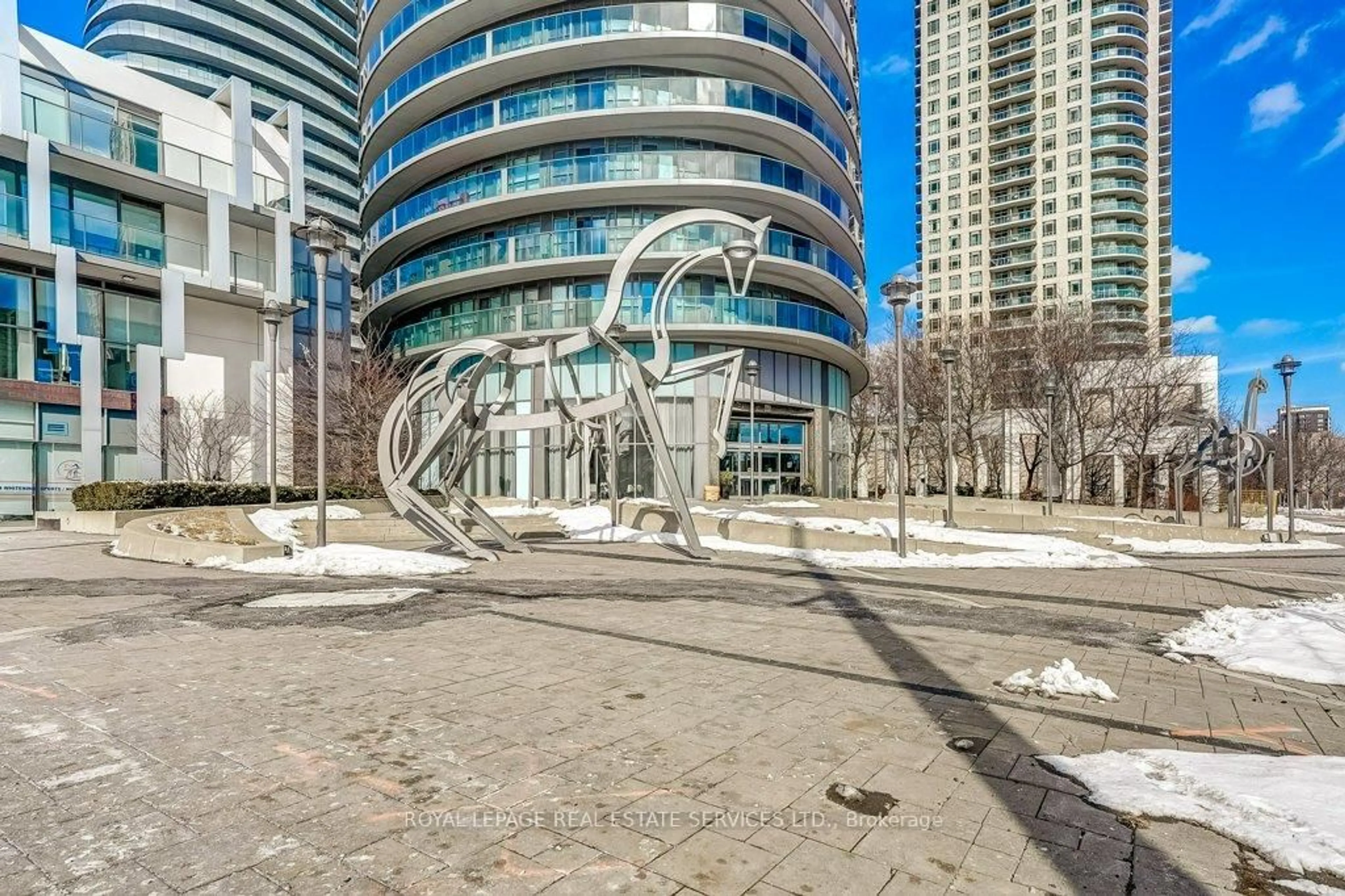 Patio, street for 60 Absolute Ave #1802, Mississauga Ontario L4Z 0A9