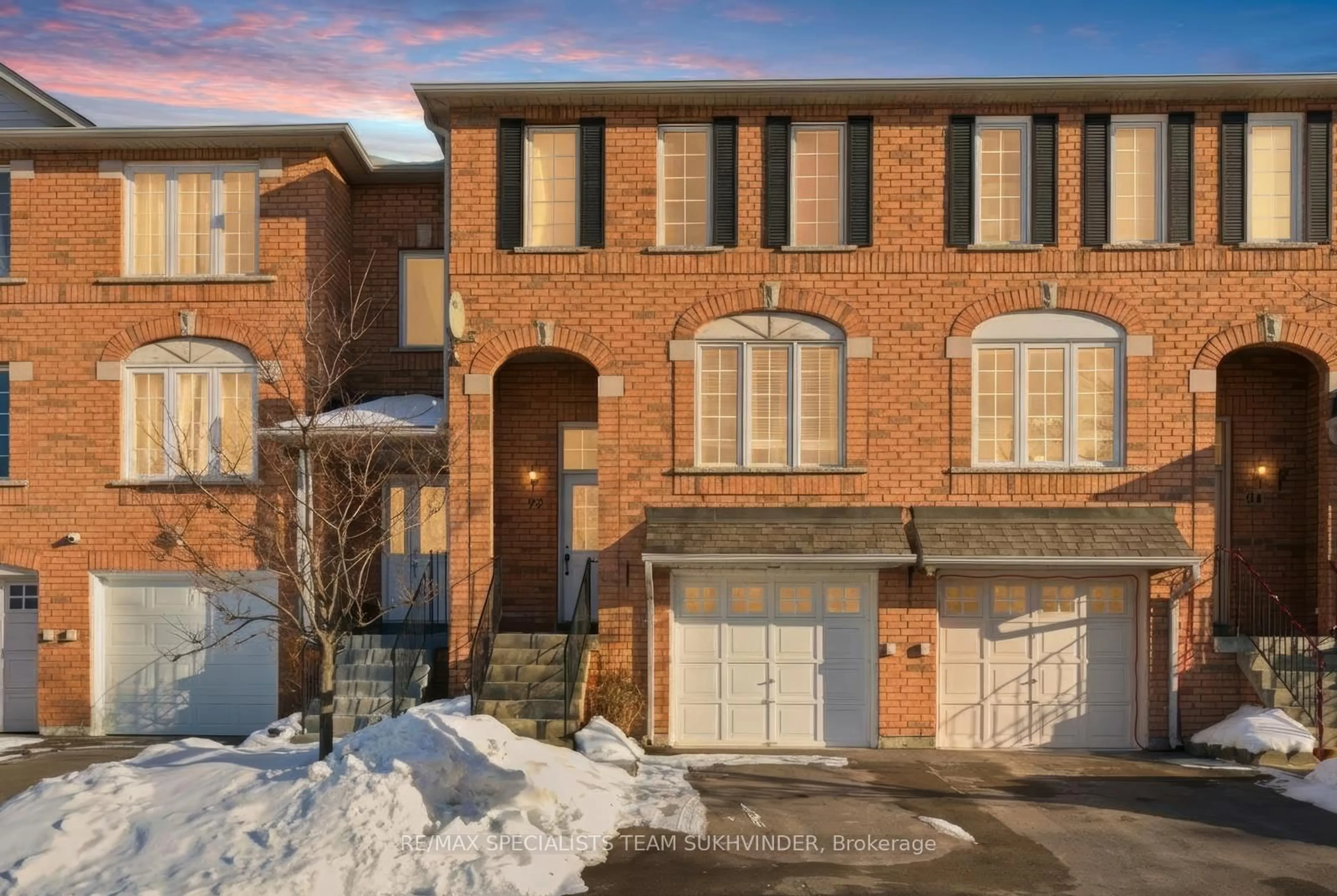 Home with brick exterior material, street for 2 Clay Brick Crt #92, Brampton Ontario L6V 4M7