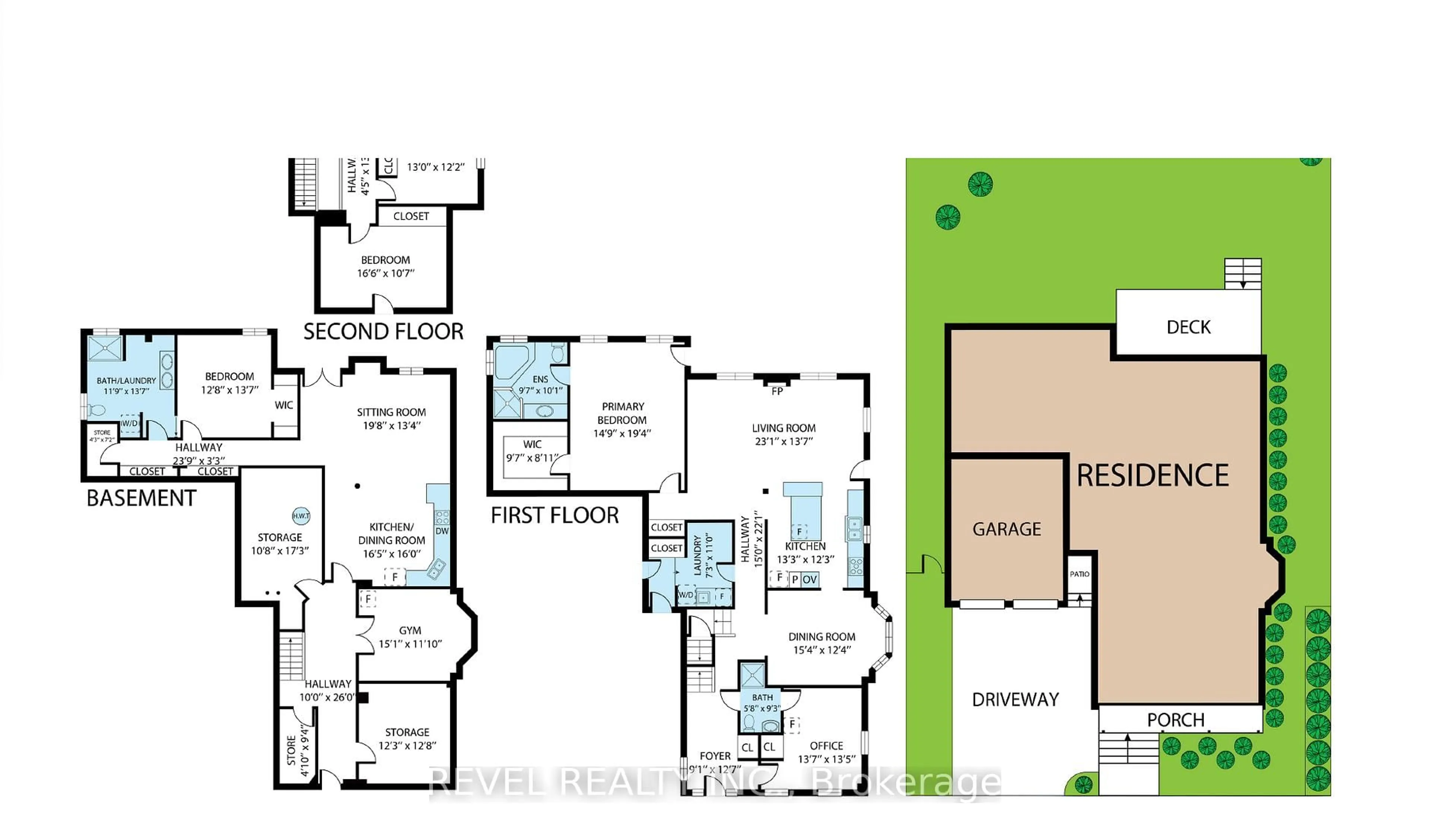 Floor plan for 54 North Riverdale Dr, Caledon Ontario L7C 3K3