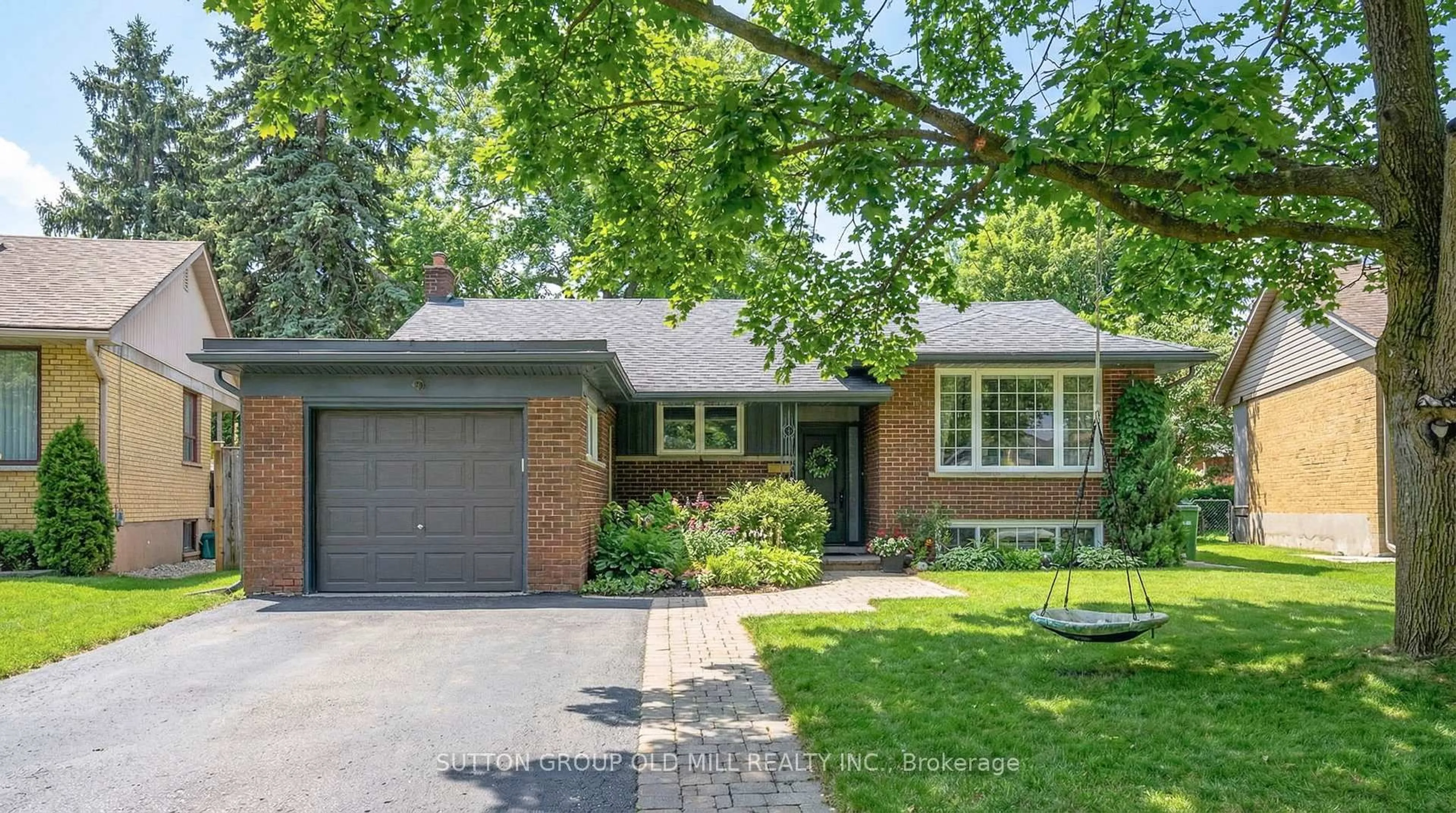 Home with brick exterior material, street for 16 Brook Tree Cres, Toronto Ontario M9P 1L1