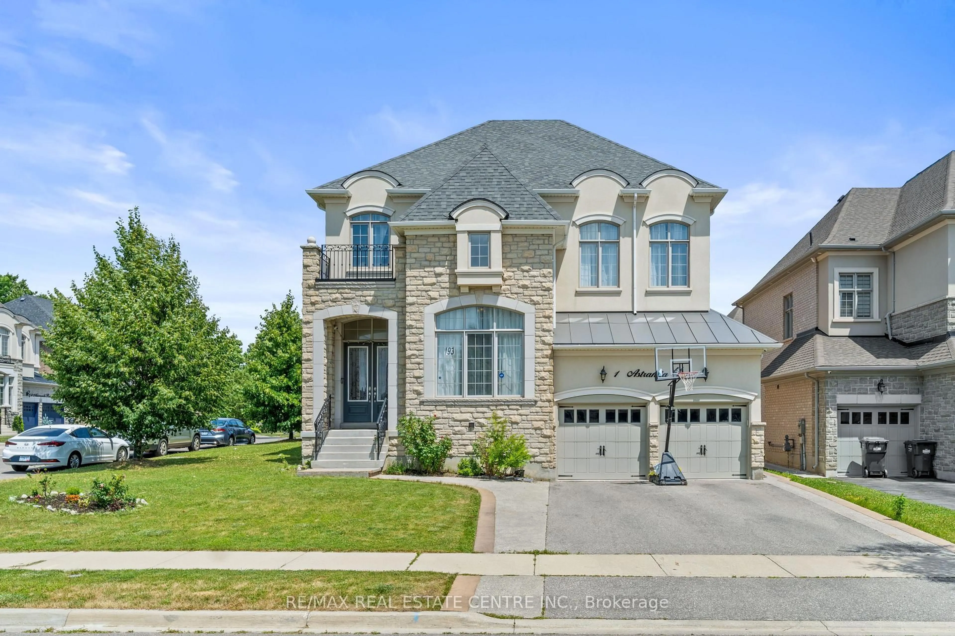 Home with brick exterior material, street for 1 Astrantia Way, Brampton Ontario L6X 1P3