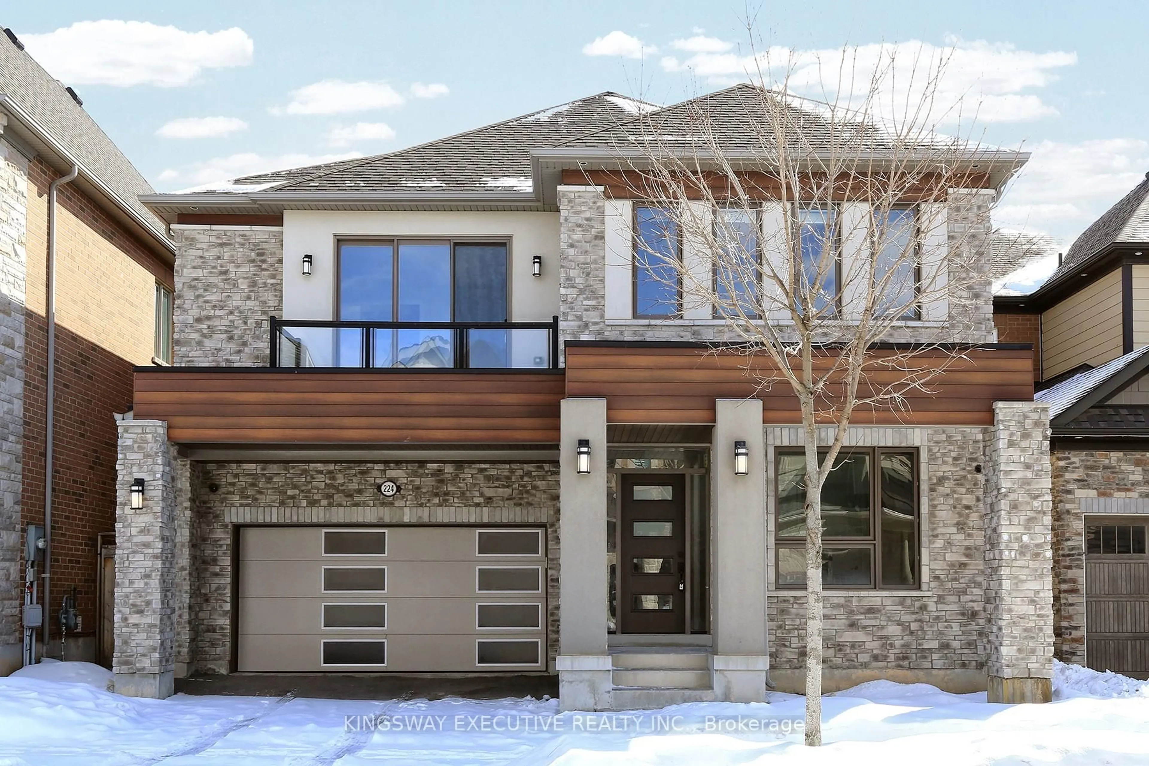 Home with brick exterior material, street for 224 Cherryhurst Rd, Oakville Ontario L6H 0W1