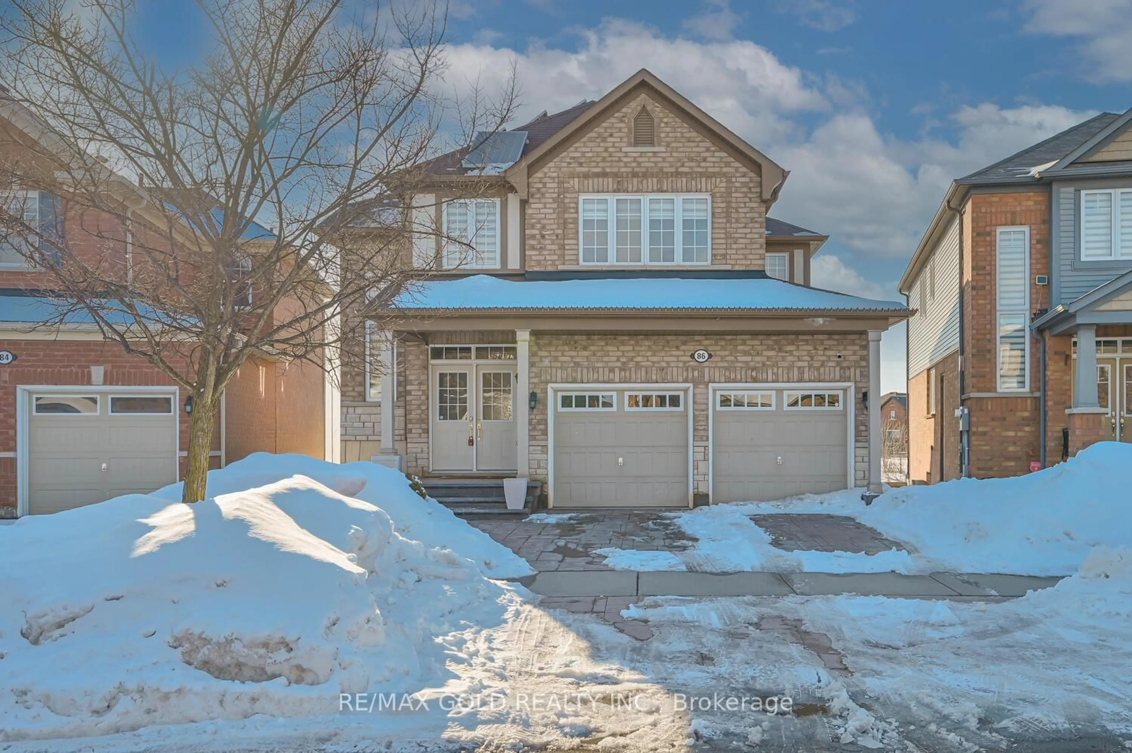 Home with brick exterior material, street for 86 Miracle Tr, Brampton Ontario L7A 0G2