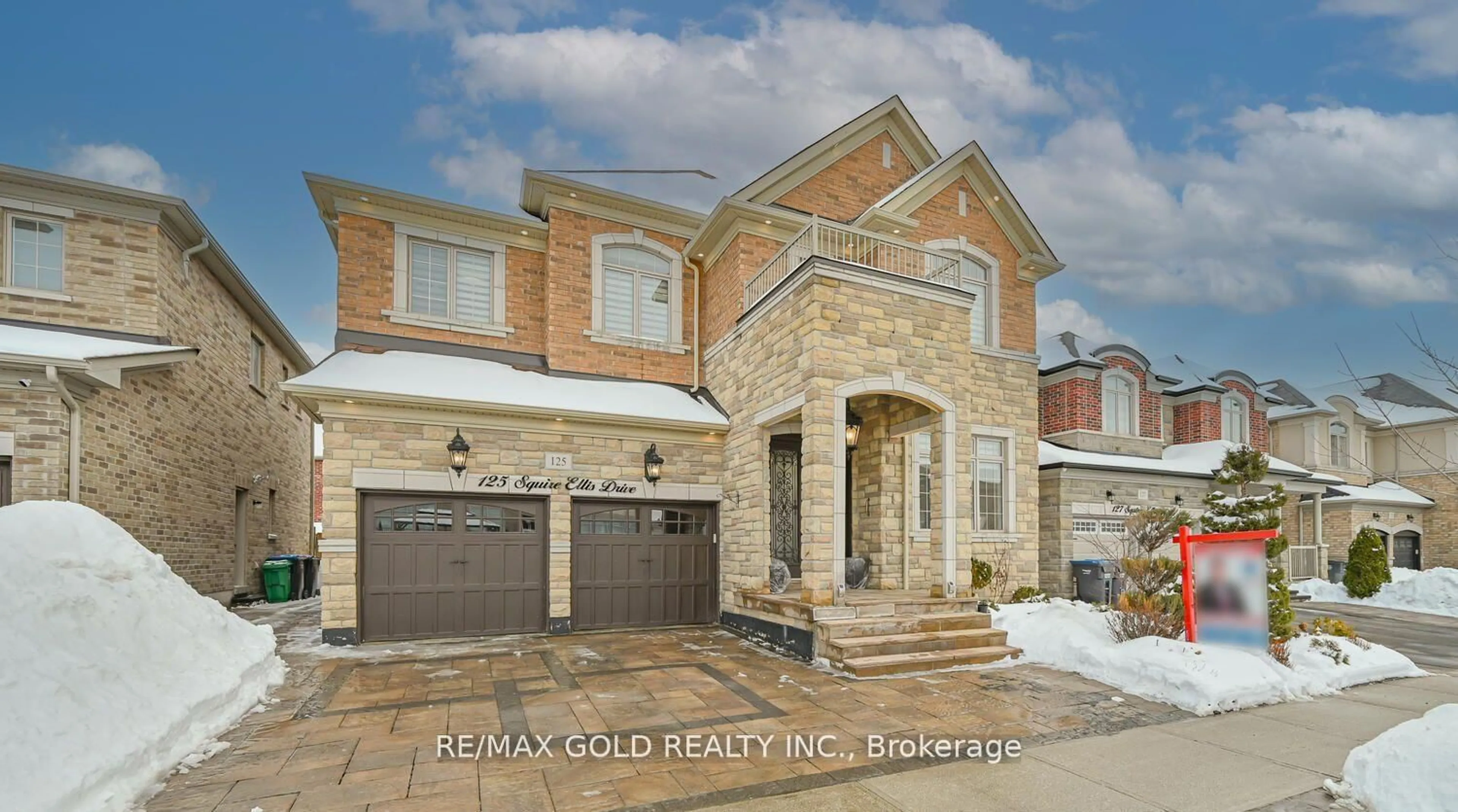 Home with brick exterior material, street for 125 Squire Ellis Dr, Brampton Ontario L6P 4J4