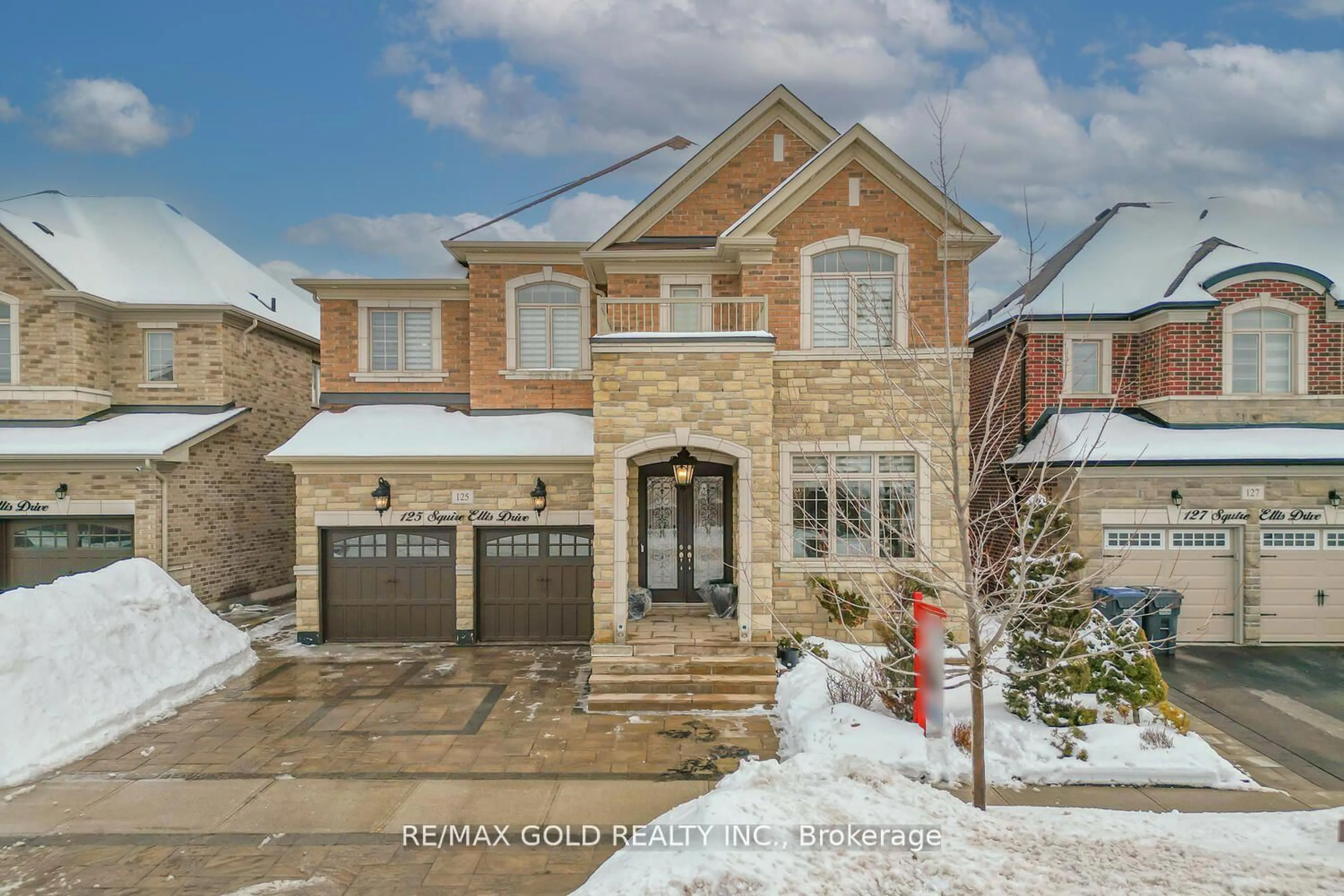 Home with brick exterior material, street for 125 Squire Ellis Dr, Brampton Ontario L6P 4J4