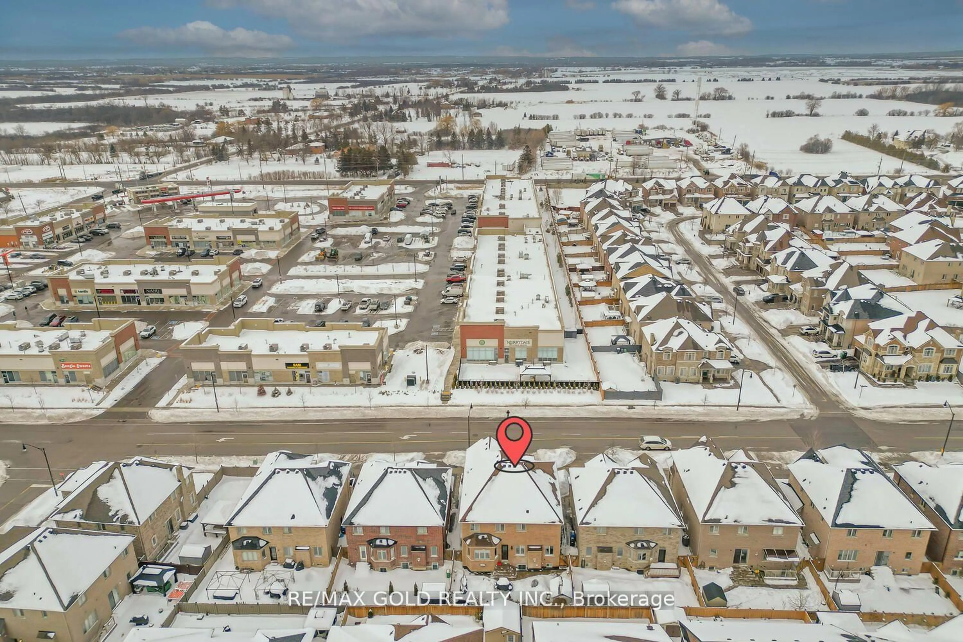 A pic from outside/outdoor area/front of a property/back of a property/a pic from drone, street for 125 Squire Ellis Dr, Brampton Ontario L6P 4J4