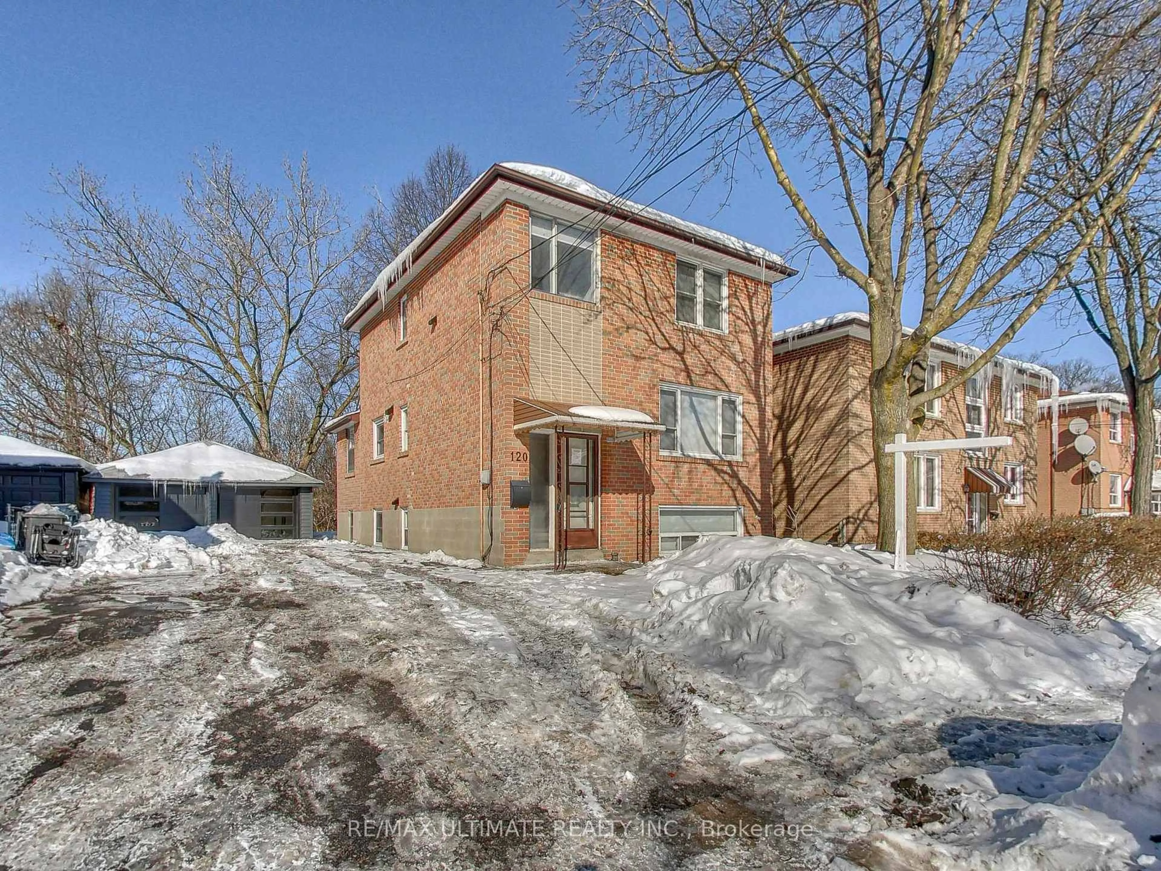 Home with brick exterior material, street for 120 Edinborough Crt, Toronto Ontario M6N 2E8