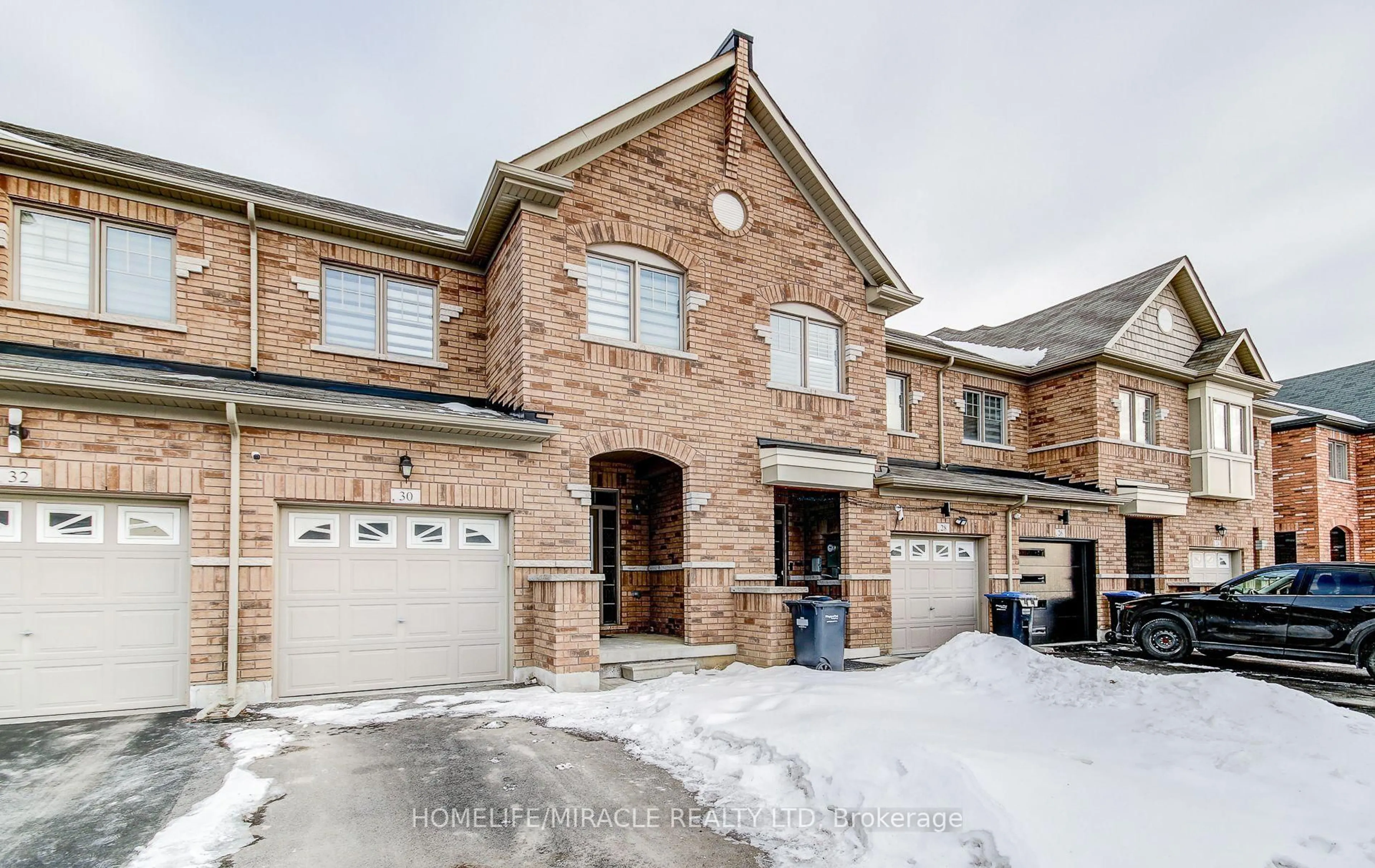 Home with brick exterior material, street for 30 Davenfield Circ, Brampton Ontario L6P 4M2