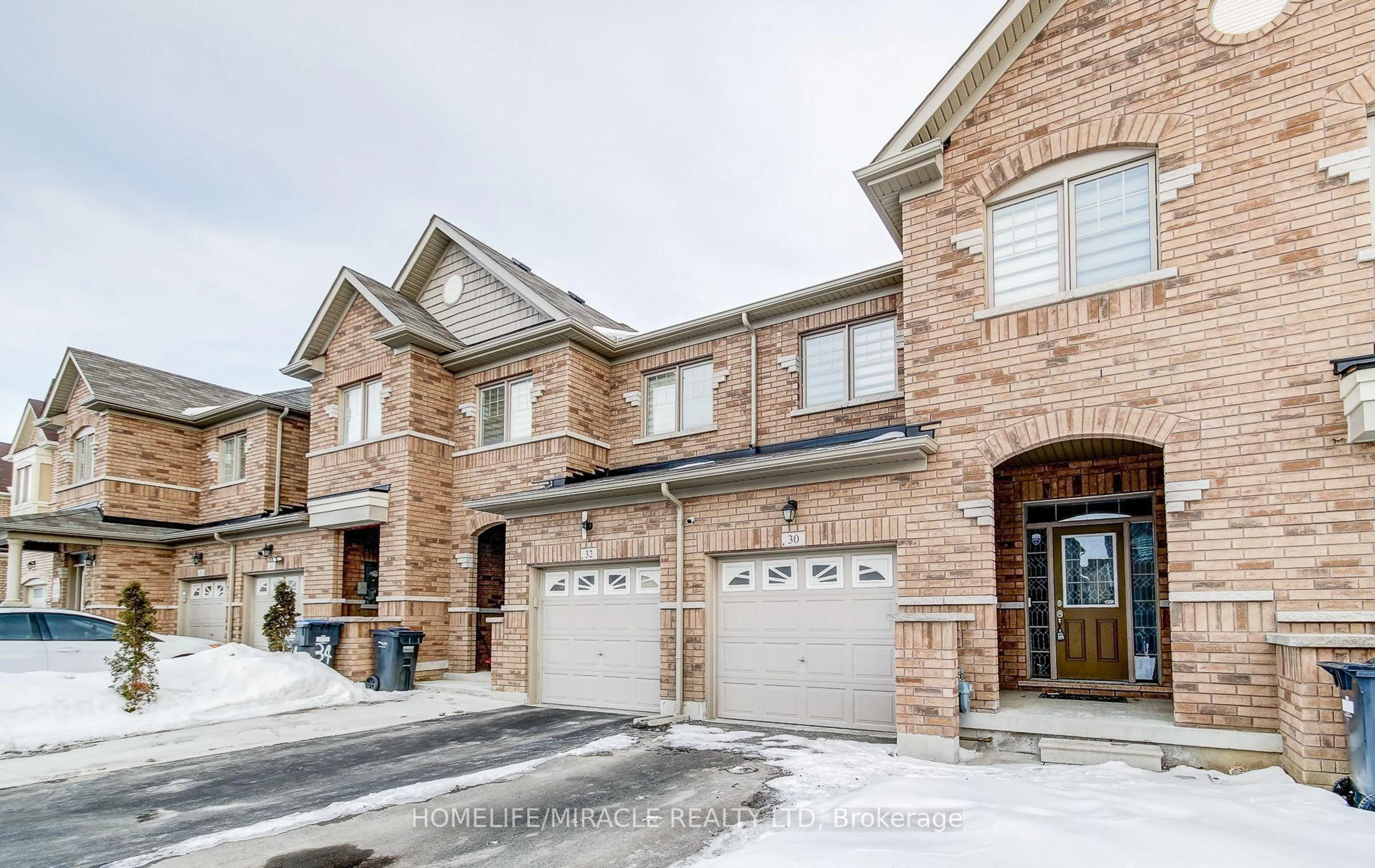 Home with brick exterior material, street for 30 Davenfield Circ, Brampton Ontario L6P 4M2